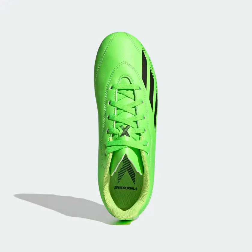 Scarpe da calcio lime da ragazzo adidas X Speedportal.4 Fxg J - Image 8