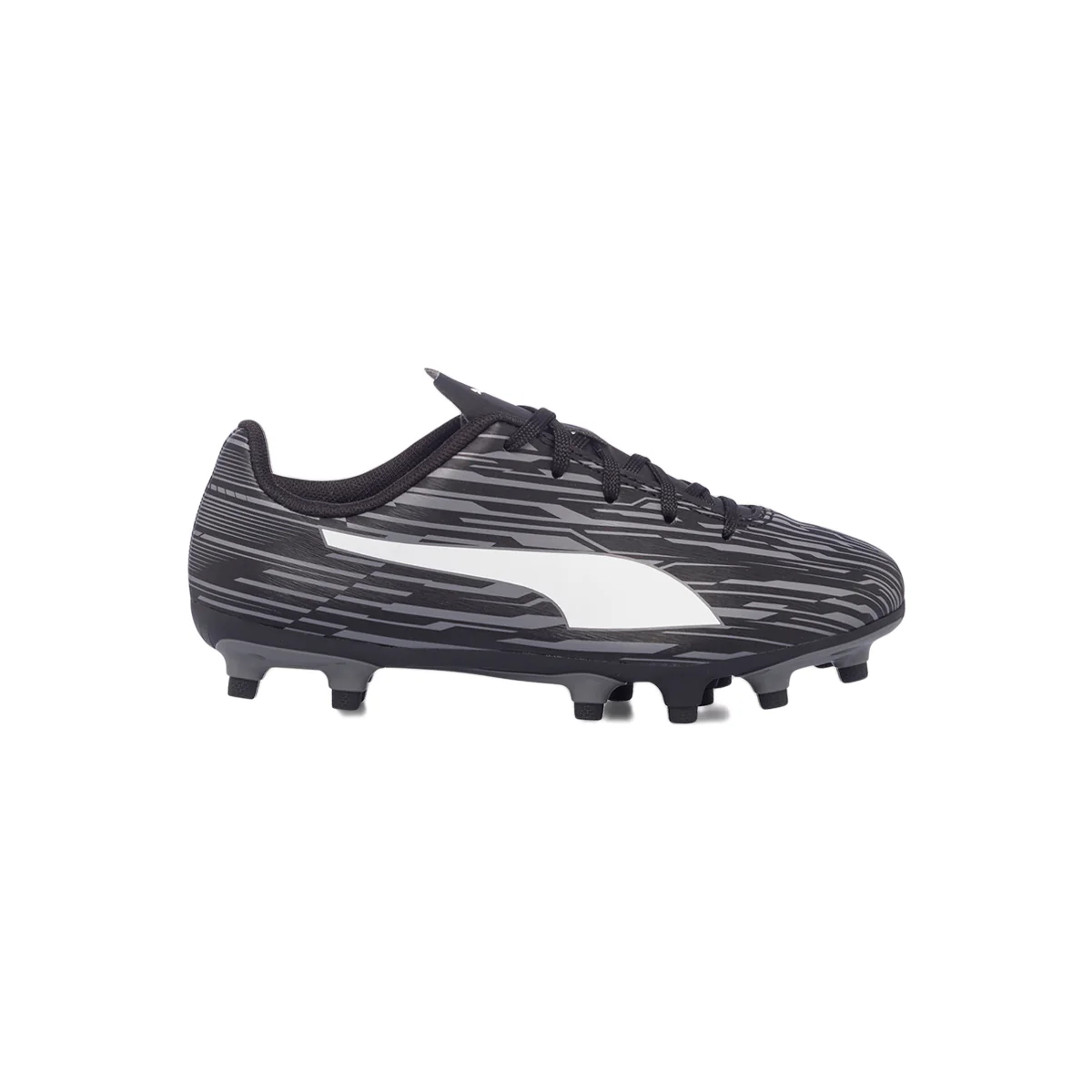 Scarpe da calcio nere da bambino Puma Rapido III FG/AG Jr
