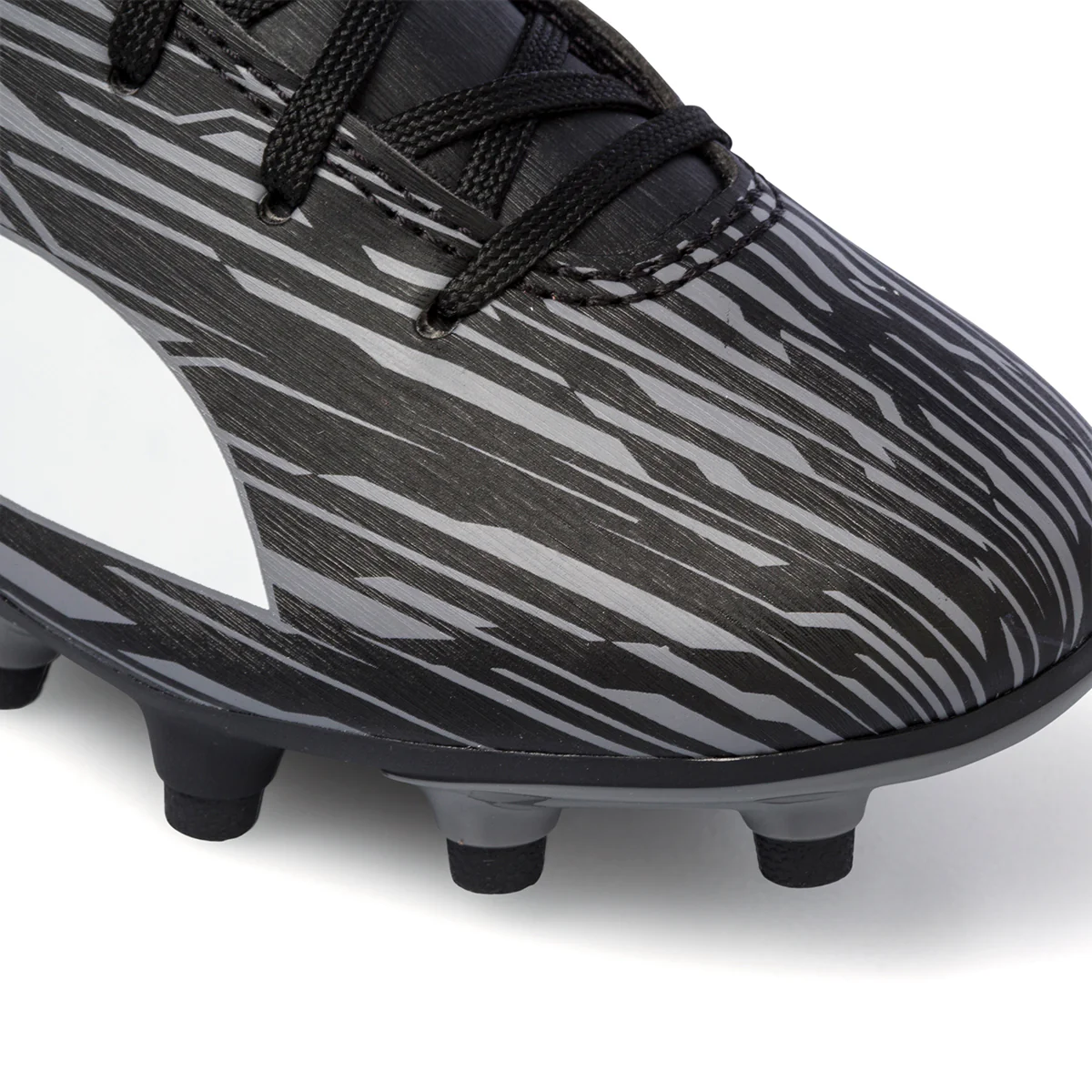 Scarpe da calcio nere da bambino Puma Rapido III FG/AG Jr - Image 5