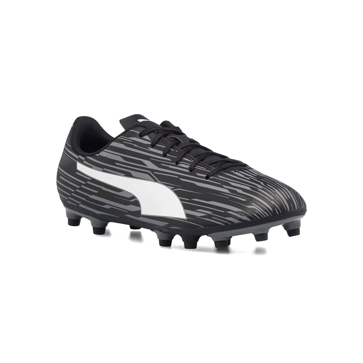 Scarpe da calcio nere da uomo Puma Rapido III FG/AG - Image 2