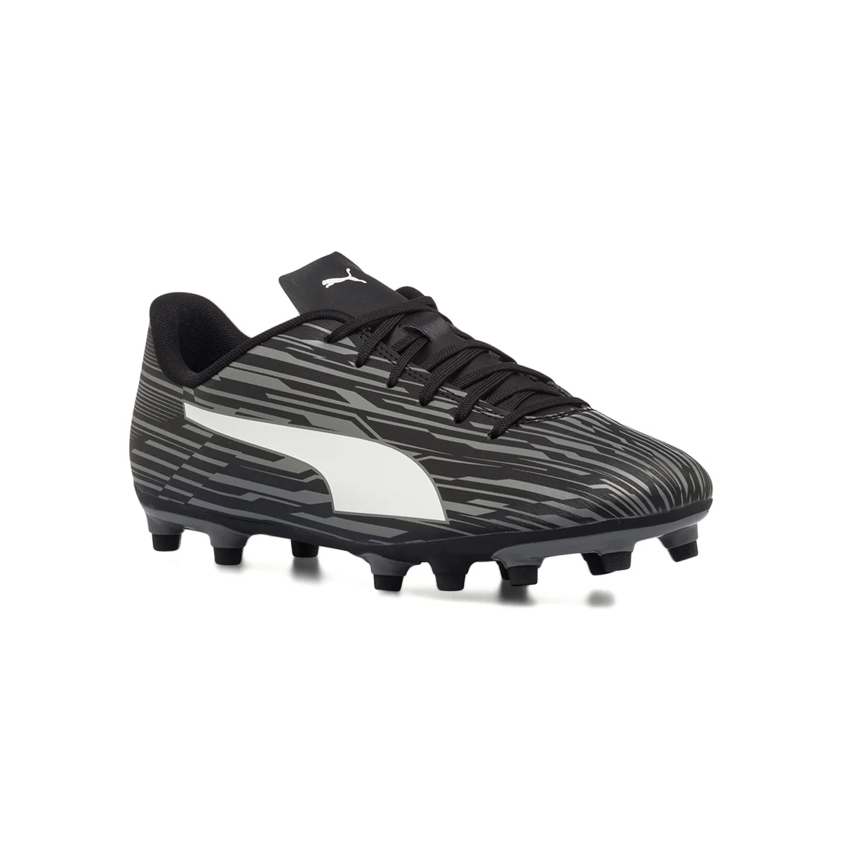 Scarpe da calcio nere da uomo Puma Rapido III FG/AG - Image 2