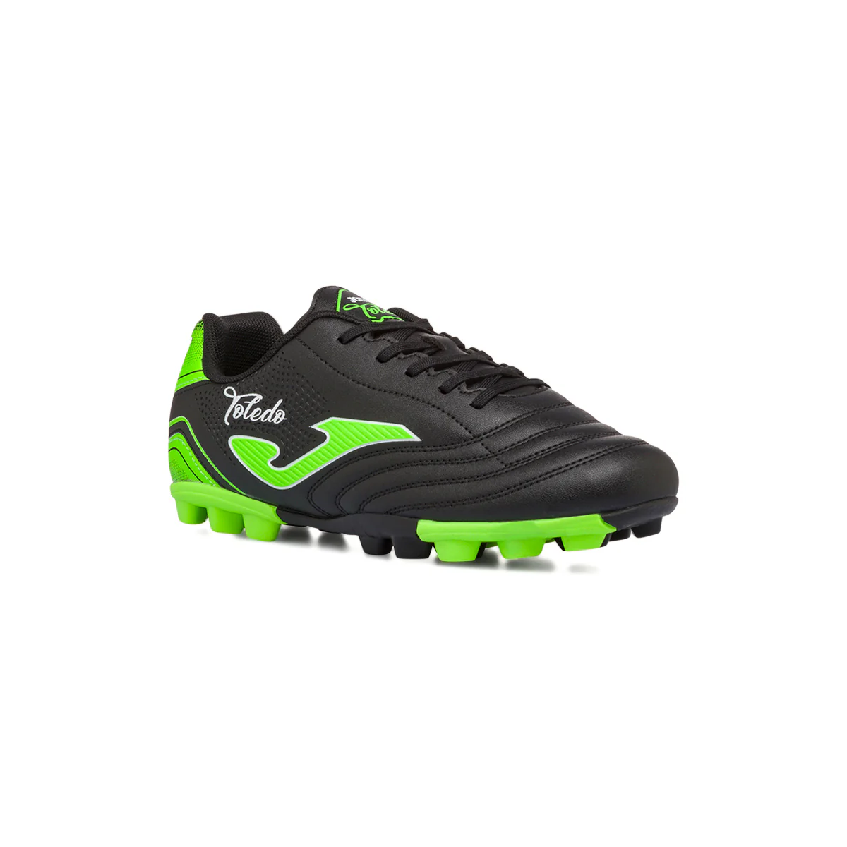 Scarpe da calcio nere e verdi da ragazzo Joma Toledo Jr - Image 2