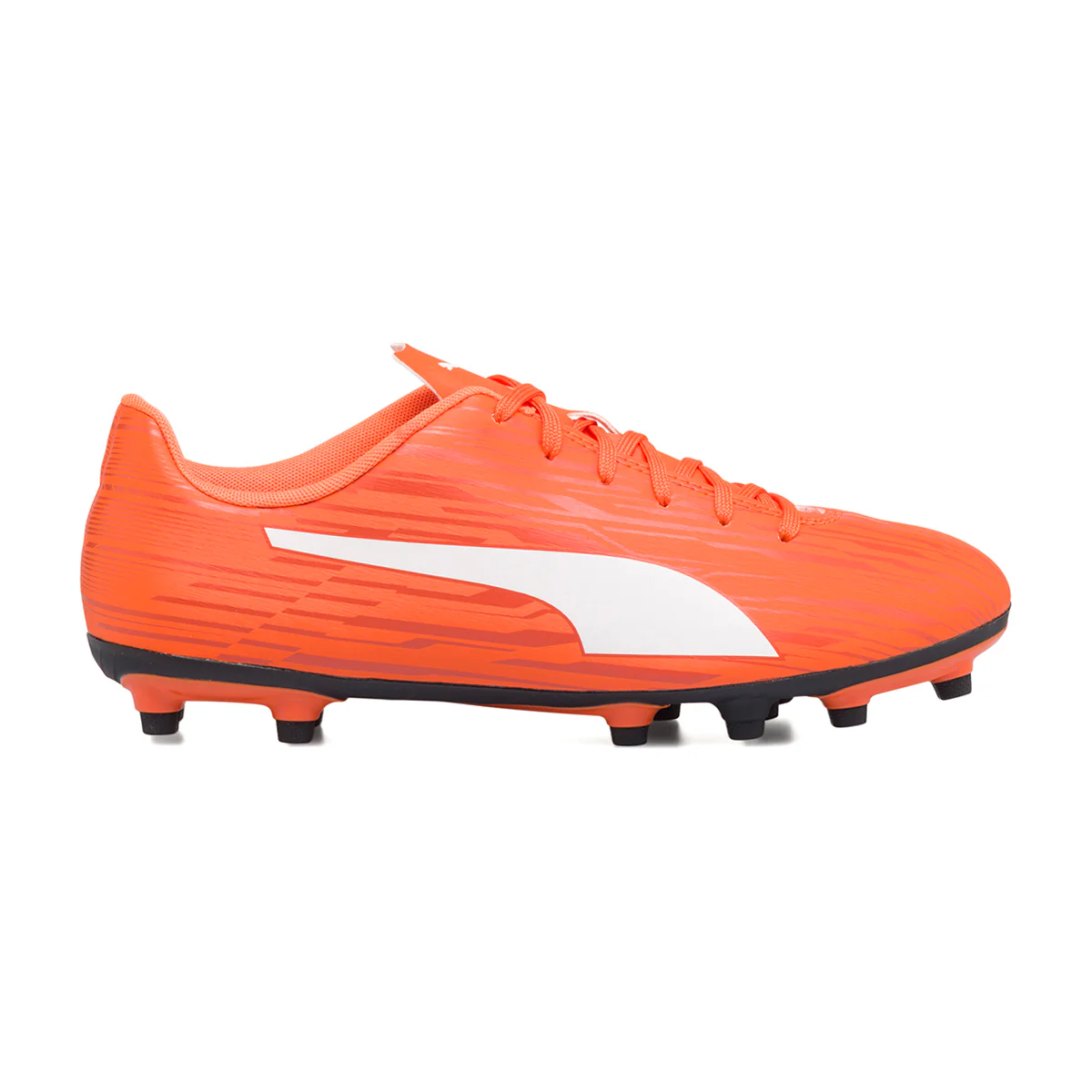 Scarpe da calcio per terreni duri arancioni da uomo Puma Rapido III FG/AG