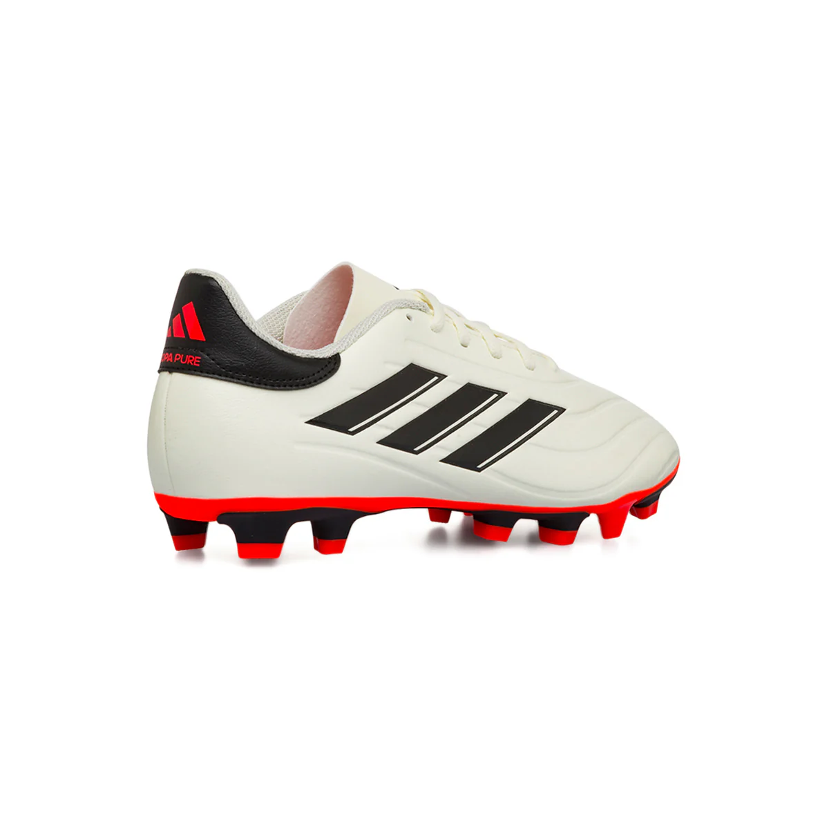 Scarpe da calcio per terreni duri avorio da uomo con logo laterale adidas Copa Pure 2 Club FxG - Image 3