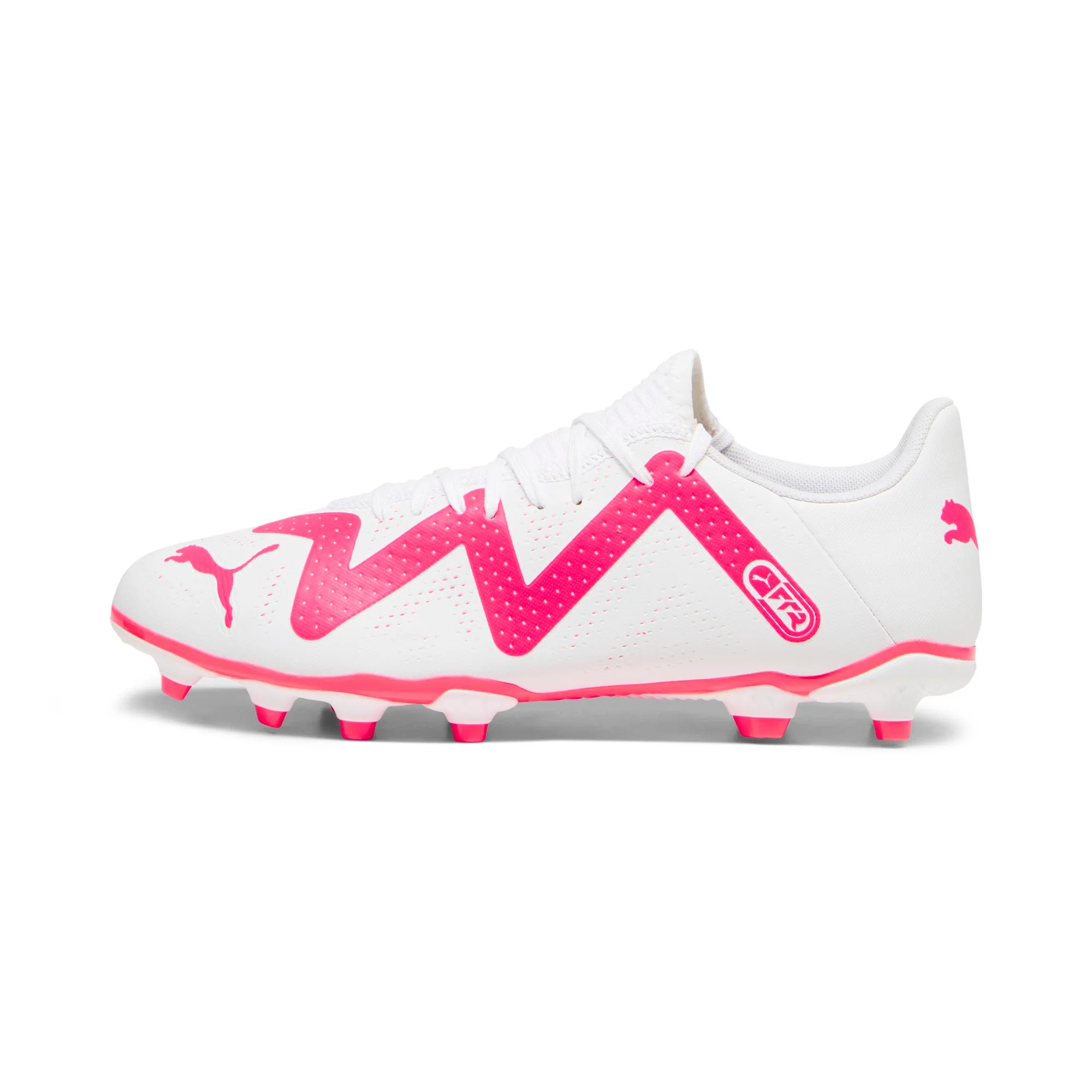 Scarpe da calcio per terreni duri bianche da uomo Puma Future Play FG/AG - Image 3