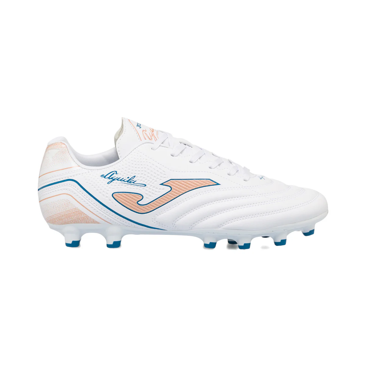 Scarpe da calcio per terreni duri bianche e oro Joma Aguila FG