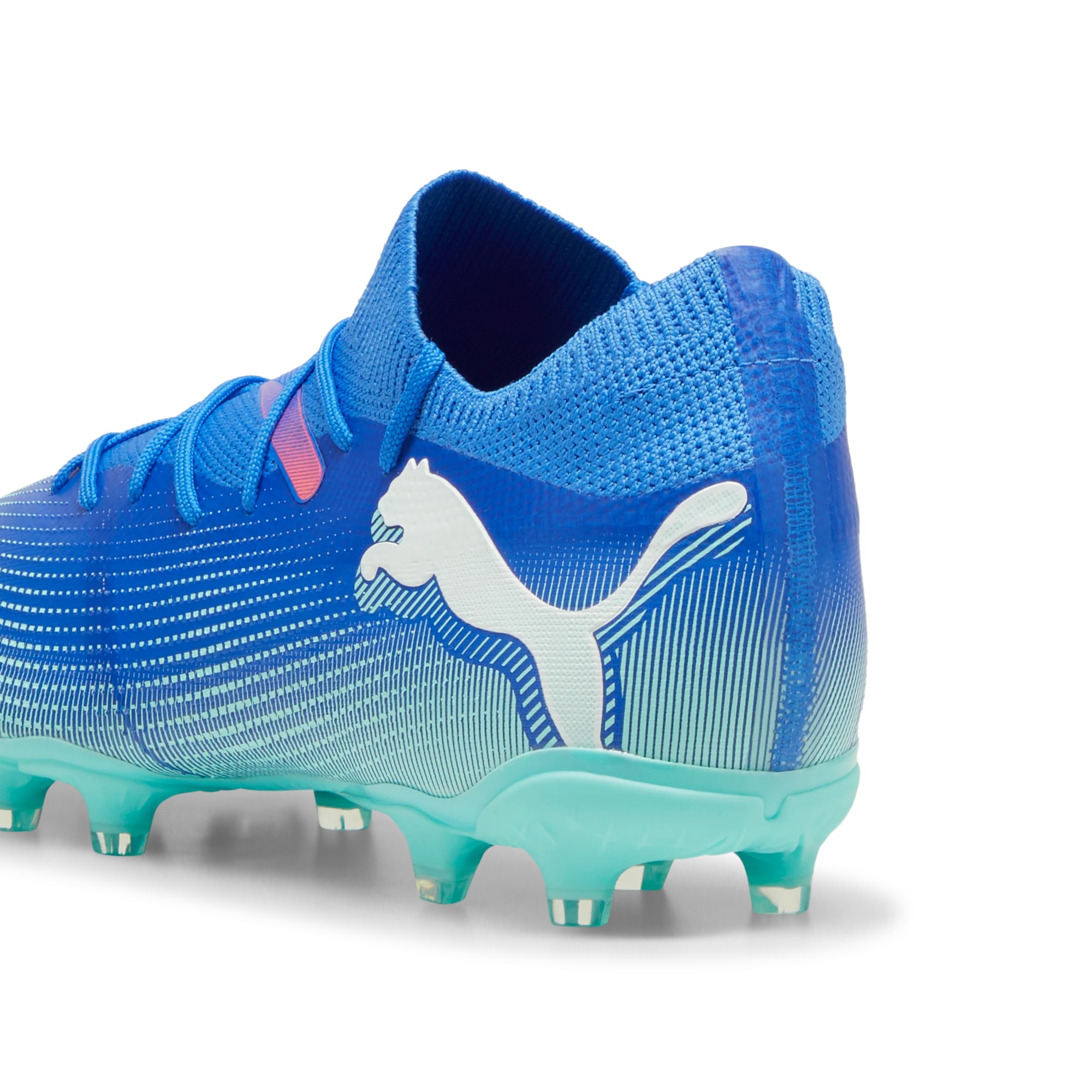 Scarpe da calcio per terreni duri da uomo blu e azzurre Puma Future 7 - Image 5