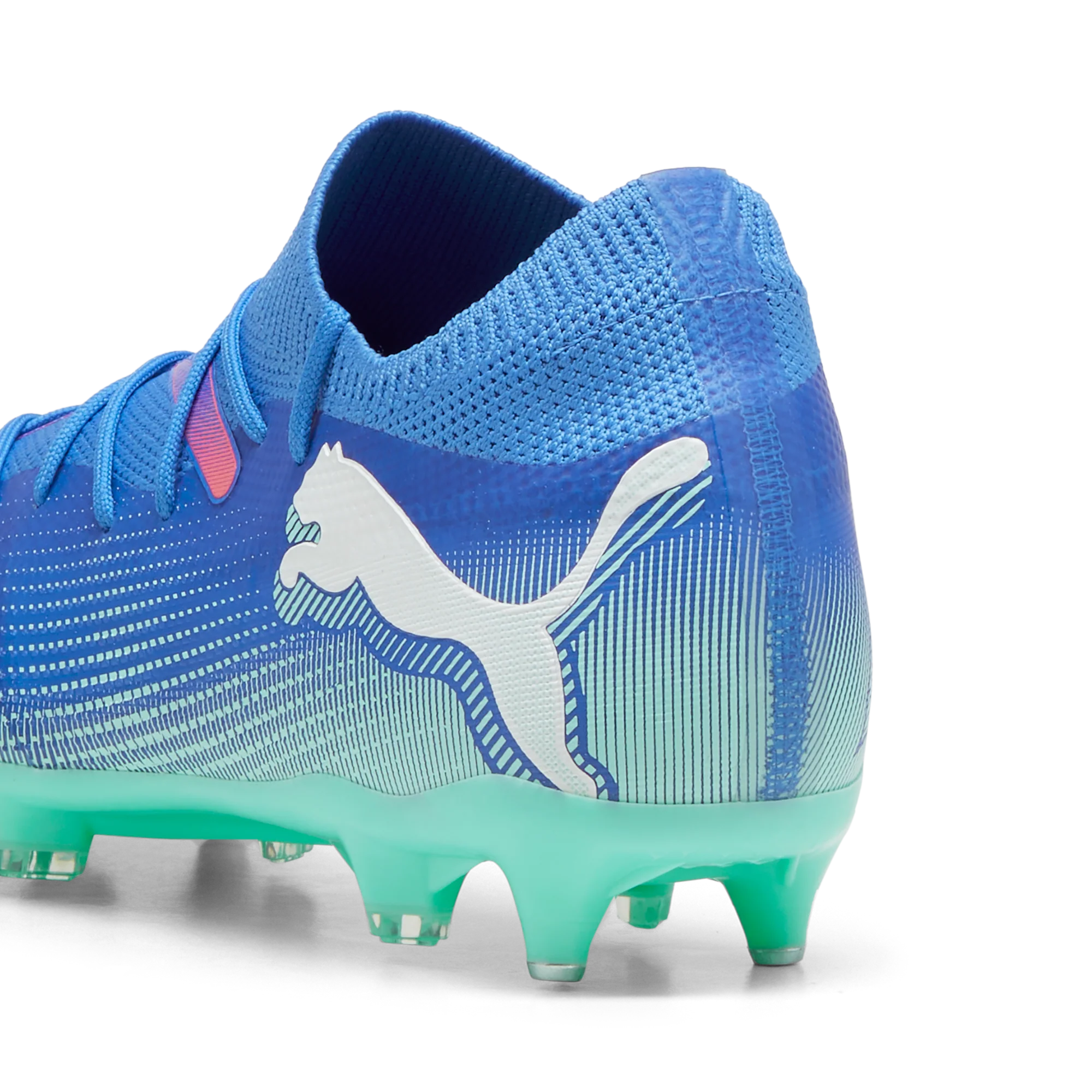 Scarpe da calcio per terreni duri da uomo blu e azzurre Puma Future 7 - Image 4