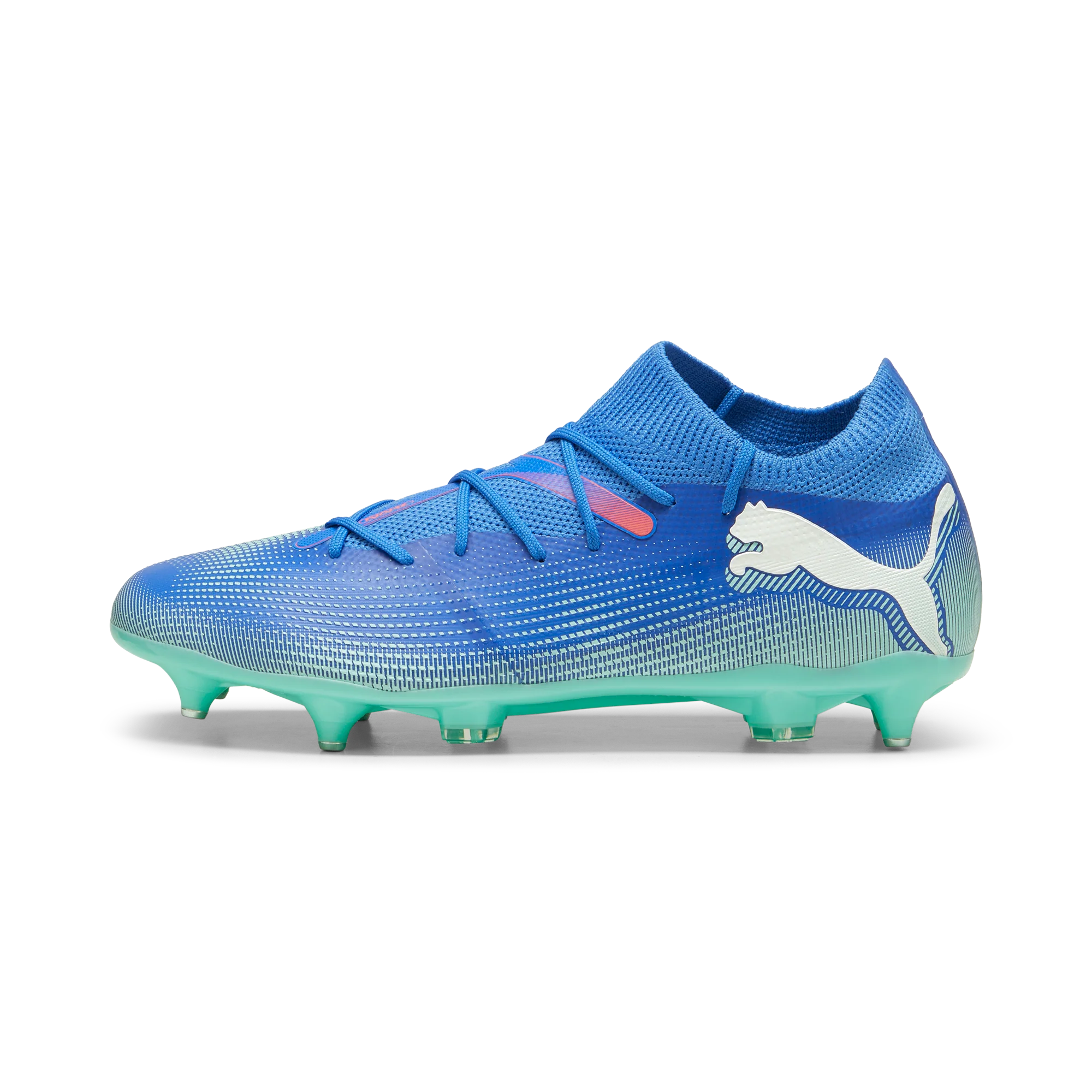 Scarpe da calcio per terreni duri da uomo blu e azzurre Puma Future 7 - Image 5