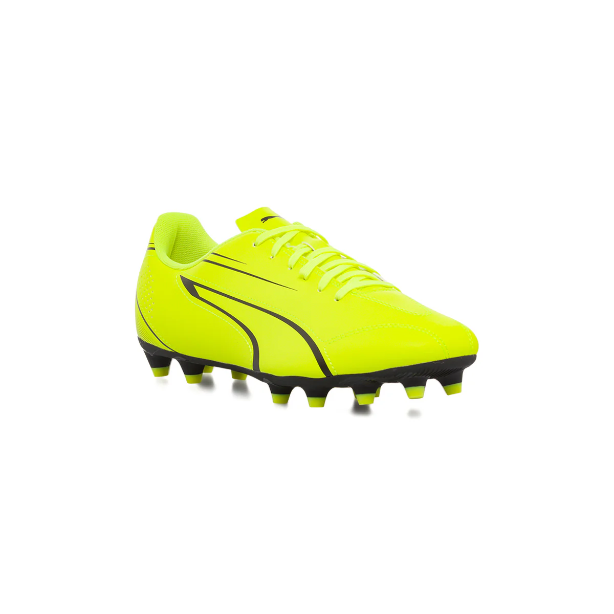 Scarpe da calcio Uomo per terreni duri gialle con dettagli neri Puma Vitoria FG/AG - Image 2