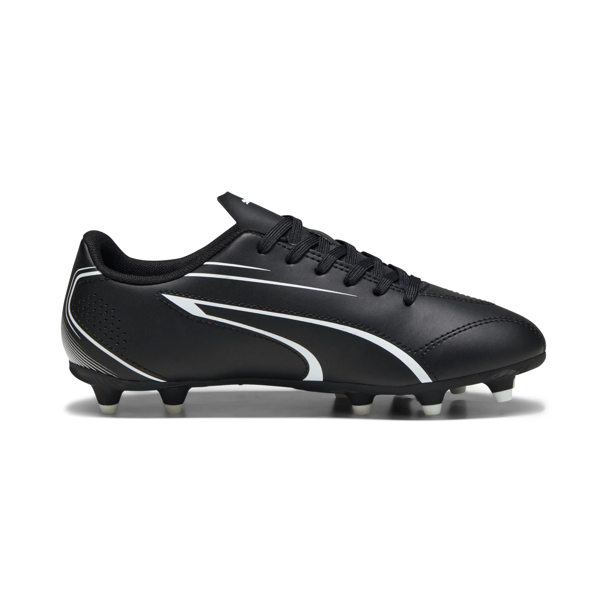 Scarpe da calcio per terreni duri nere da bambino Puma Vitoria FG/AG Jr - Image 2