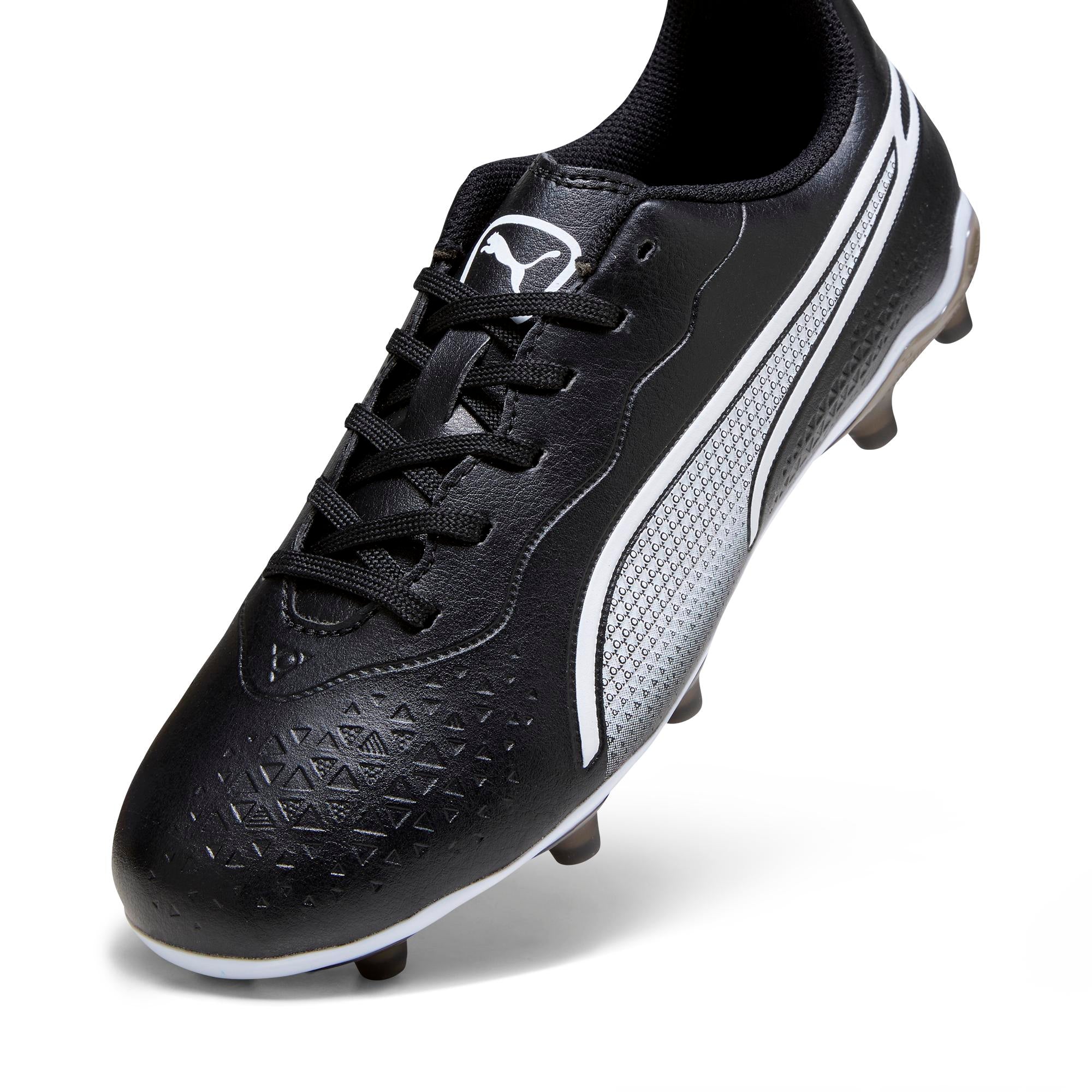 Scarpe da calcio per terreni duri nere da ragazzo Puma King Match FG/AG Jr - Image 6