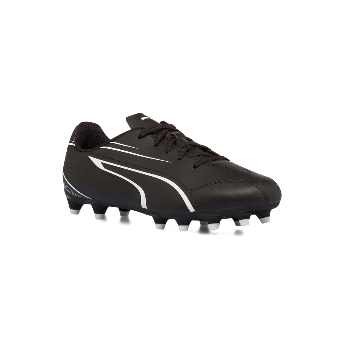 Scarpe da calcio per terreni duri nere da ragazzo Puma Vitoria FG/AG - Image 2