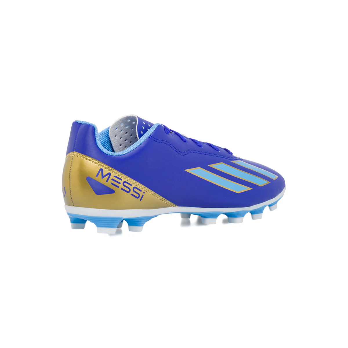 Scarpe da calcio per terreni erbosi da ragazzo blu adidas Crazyfast Club FXG Messi - Image 5