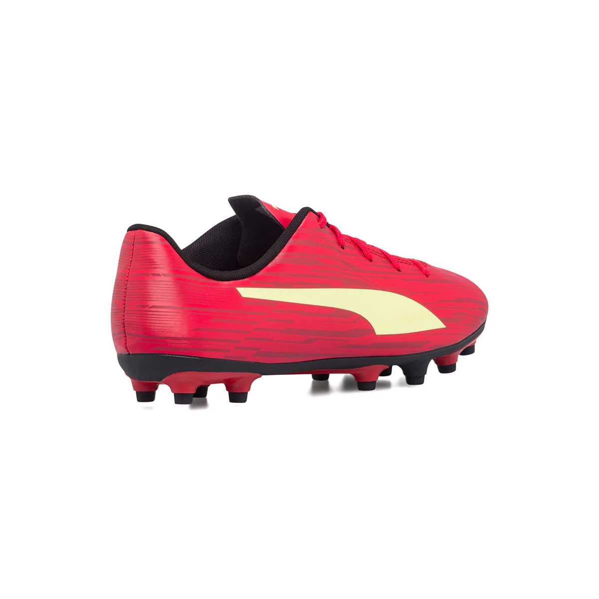 Scarpe da calcio rosse da ragazzo Puma Rapido III FG/AG Jr - Image 3