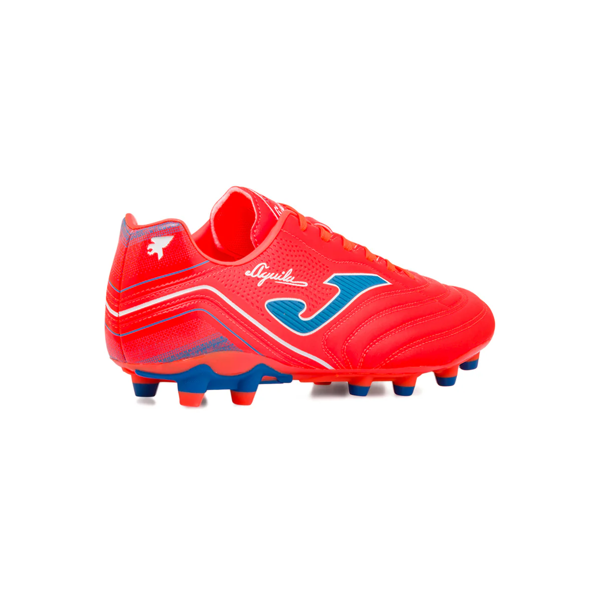 Scarpe da calcio uomo arancione fluo e blu Joma Aguila - Image 3