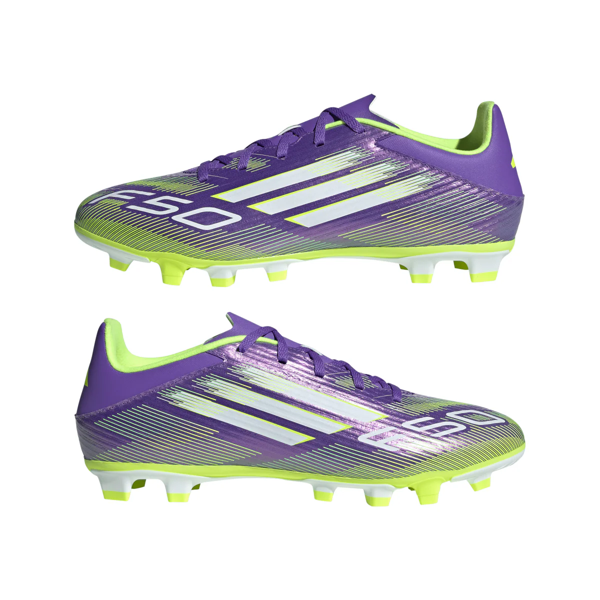 Scarpe da Calcio viola adidas F50 Club FG/MG da Uomo - Image 3