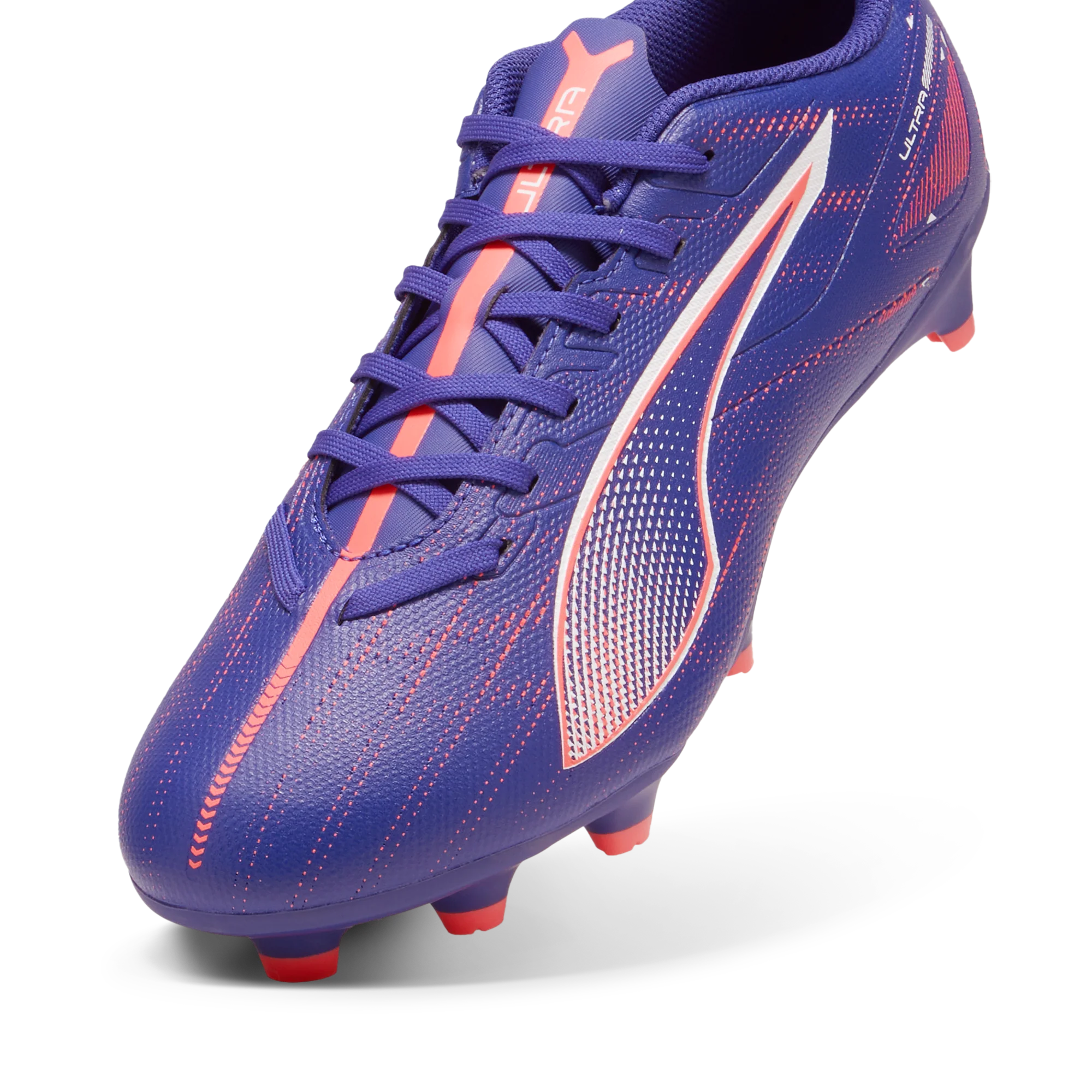 Scarpe da calcio viola e arancione da uomo Puma ULTRA 5 PLAY - Image 3