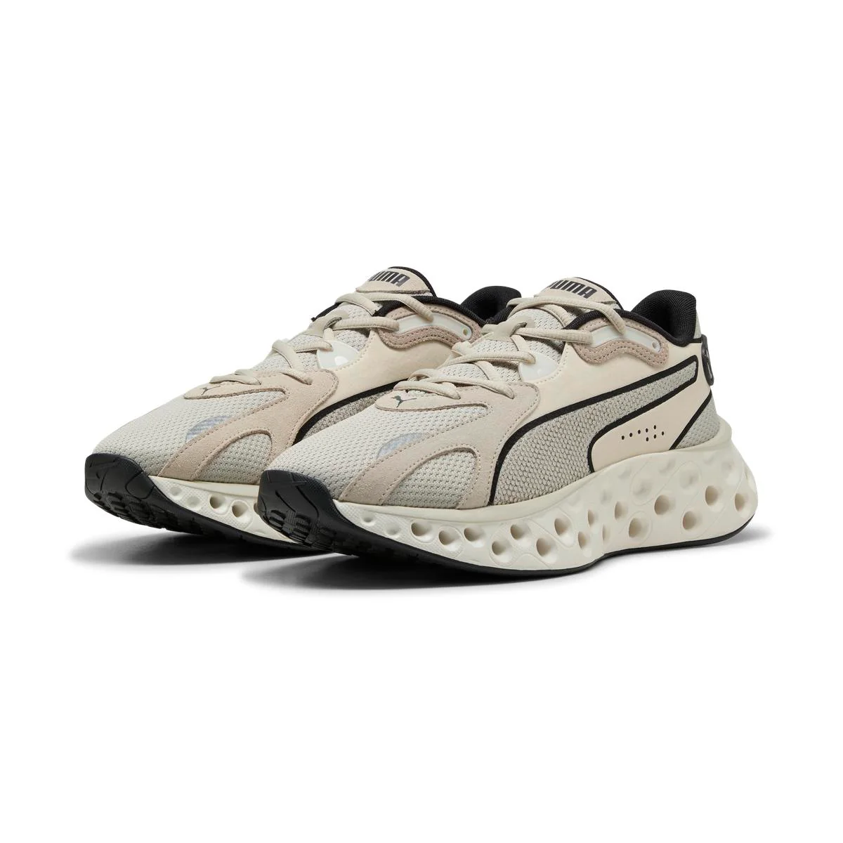 Scarpe sportive beige da Uomo Puma Softride Frequence Desert