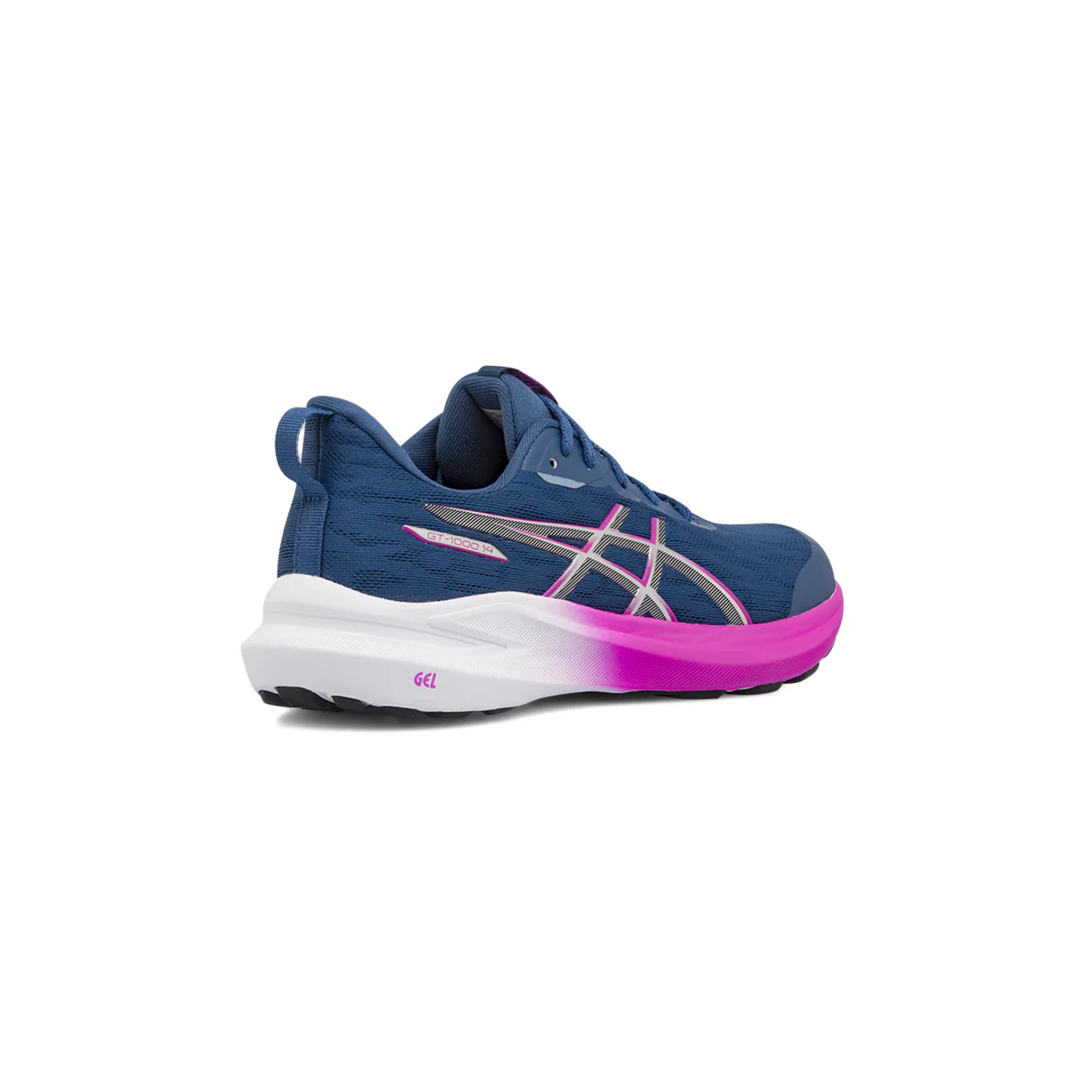 Scarpe da corsa da Ragazza blu e viola in tessuto Asics GT-1000 14 - Image 3