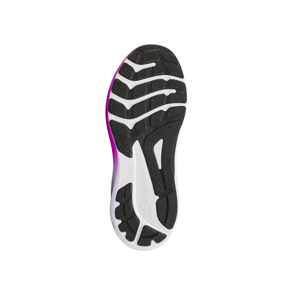 Scarpe da corsa da Ragazza blu e viola in tessuto Asics GT-1000 14 - Image 4