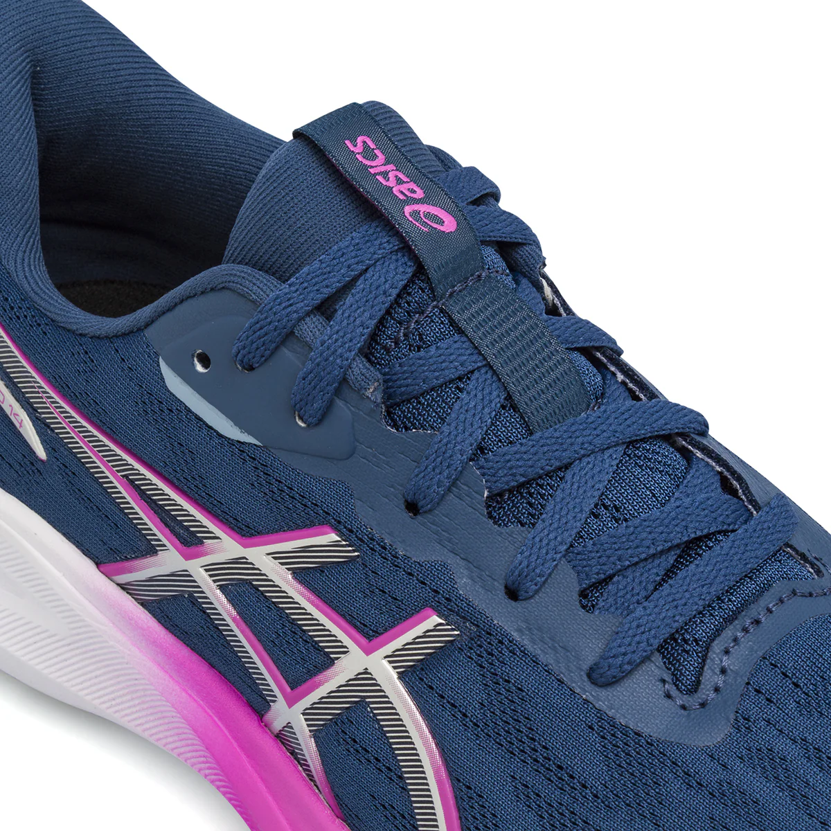 Scarpe da corsa da Ragazza blu e viola in tessuto Asics GT-1000 14 - Image 5