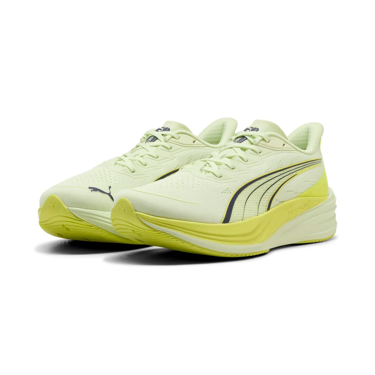 Scarpe da corsa su strada da Uomo bianche e gialle Puma Darter Pro 2