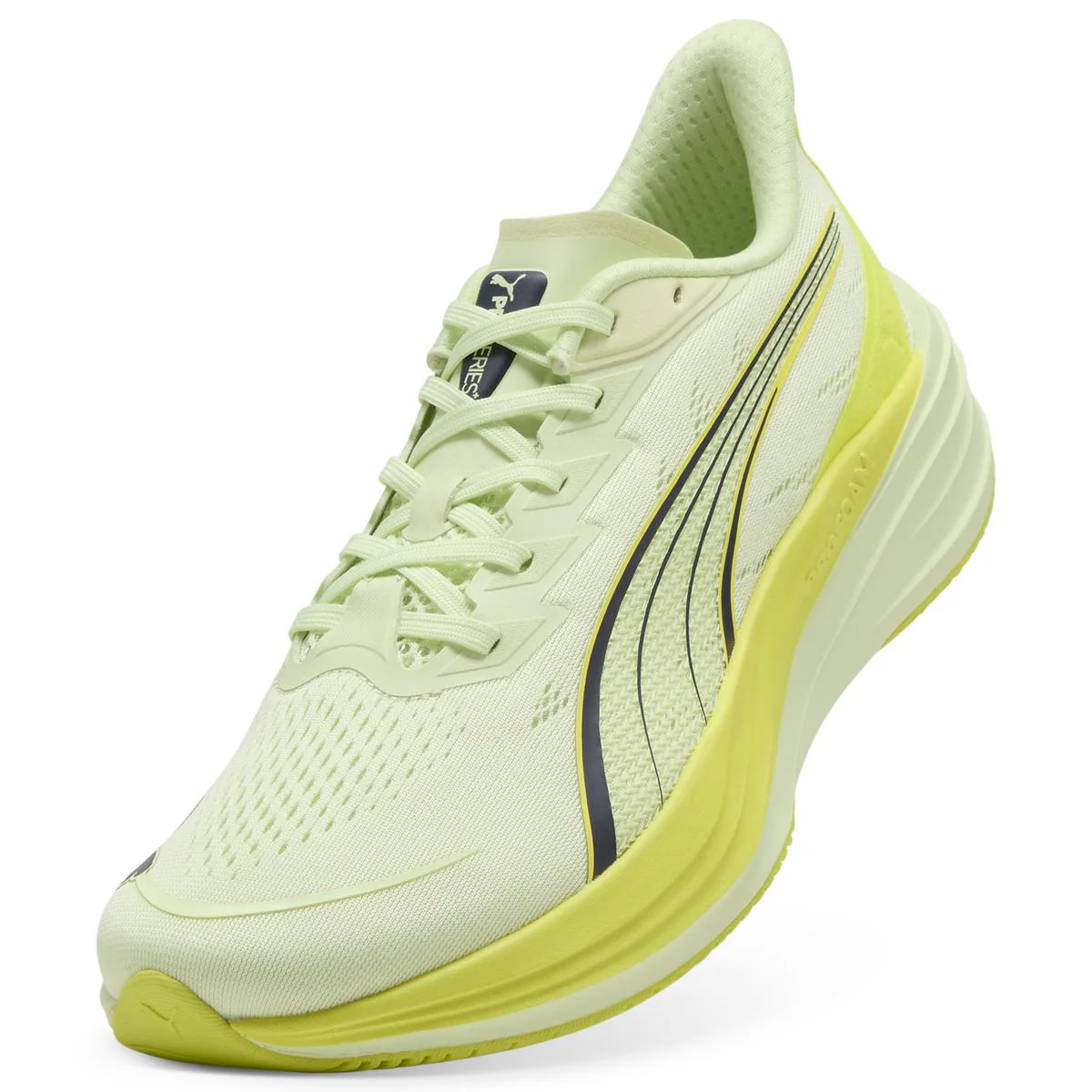 Scarpe da corsa su strada da Uomo bianche e gialle Puma Darter Pro 2 - Image 6