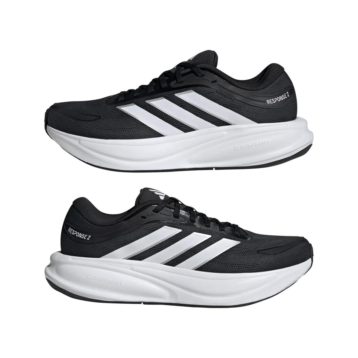 Scarpe da corsa su strada nere adidas Response 2 Cloudfoam da Uomo - Image 14