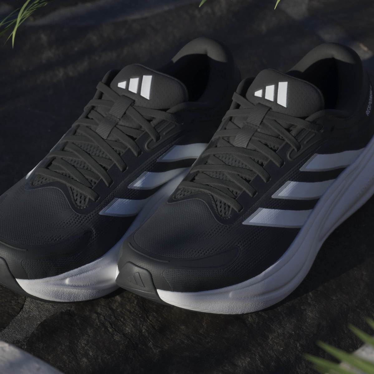 Scarpe da corsa su strada nere adidas Response 2 Cloudfoam da Uomo - Image 5