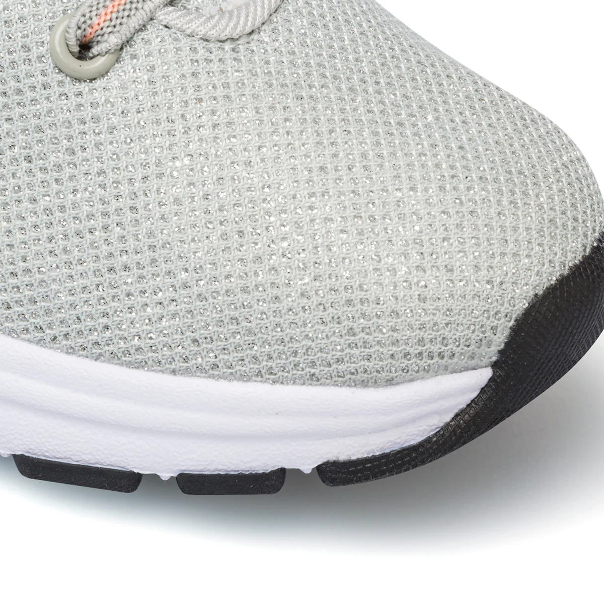 Scarpe da ginnastica argento effetto glitterato da bambina Benetton Pepper - Image 5