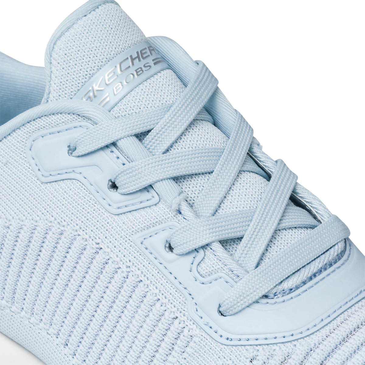 Scarpe da ginnastica azzurre da donna con soletta Memory Foam Skechers Sport Squad - Breeze Away - Image 4