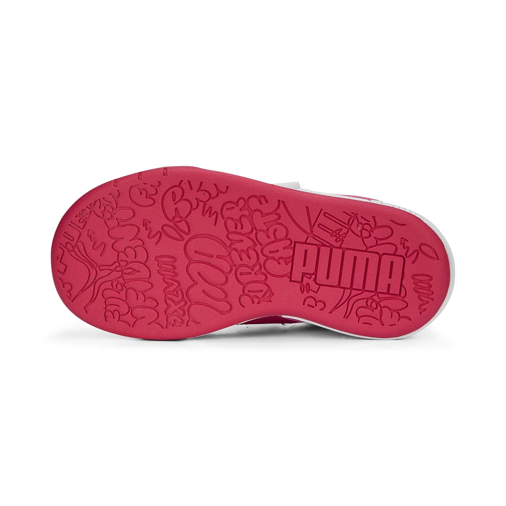 Scarpe da ginnastica bianche da bambina con striscia a contrasto Puma Multiflex SL V PS - Image 3