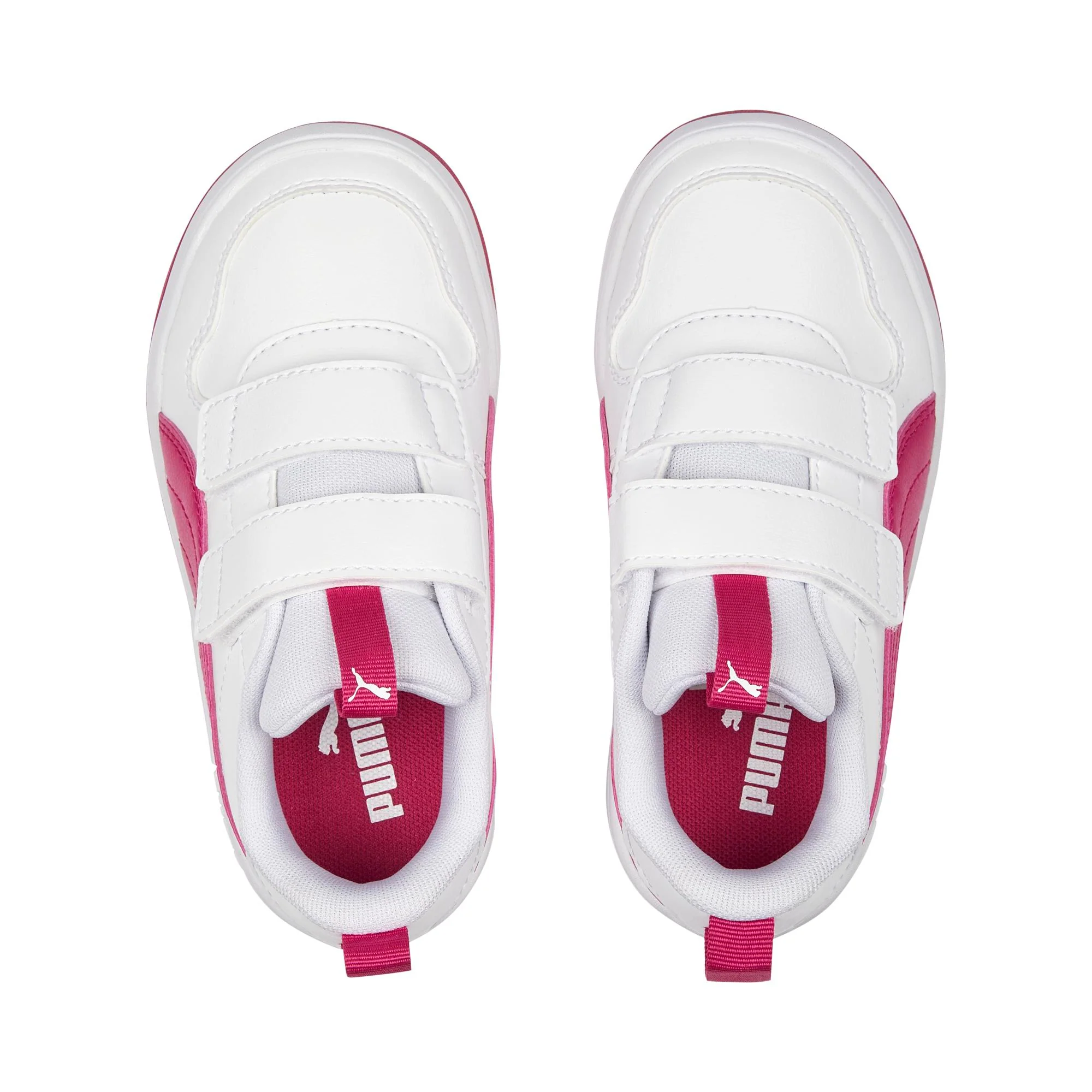 Scarpe da ginnastica bianche da bambina con striscia a contrasto Puma Multiflex SL V PS - Image 5