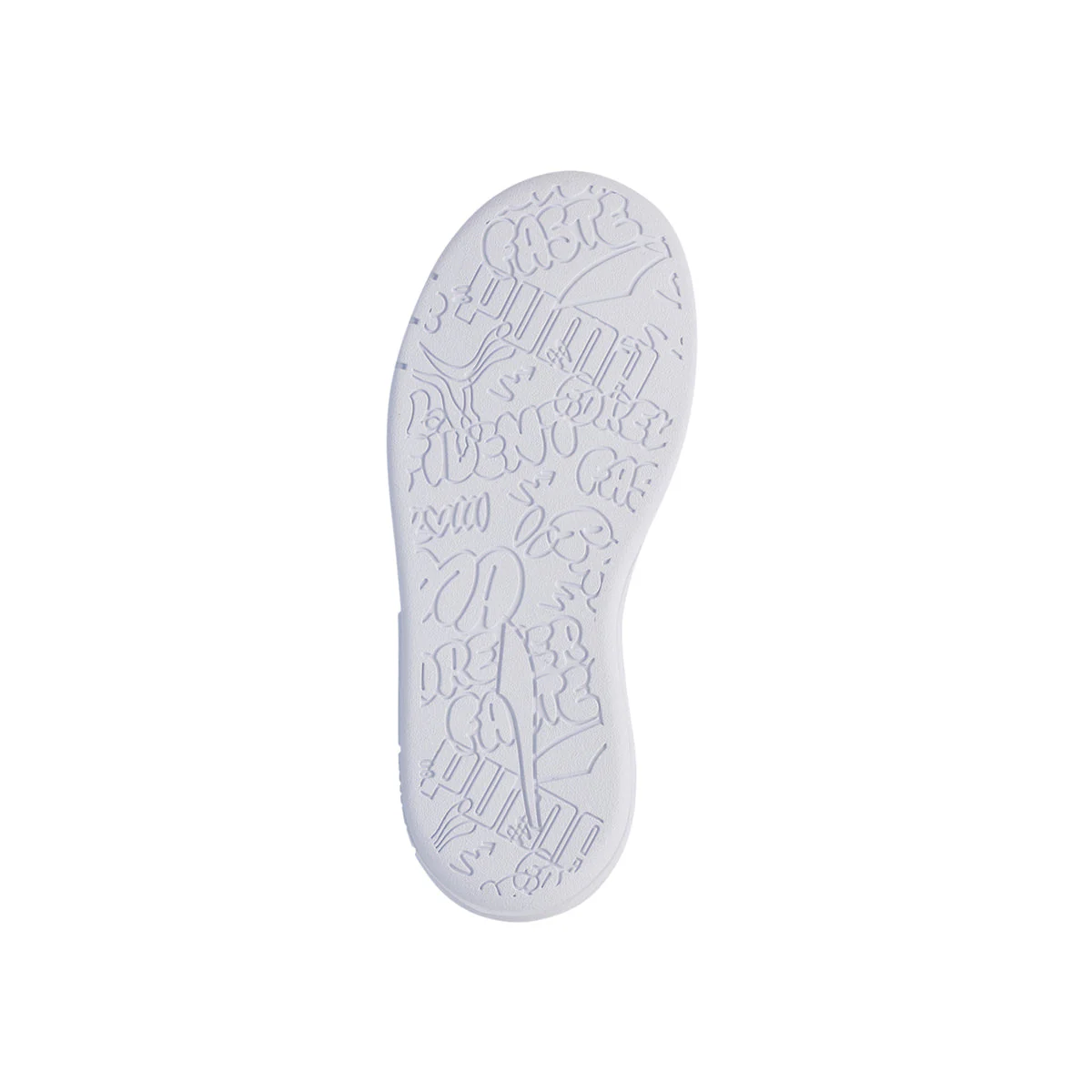 Scarpe da ginnastica bianche da bambina con striscia effetto glitterato Puma Multiflex Glitz FS V PS - Image 4