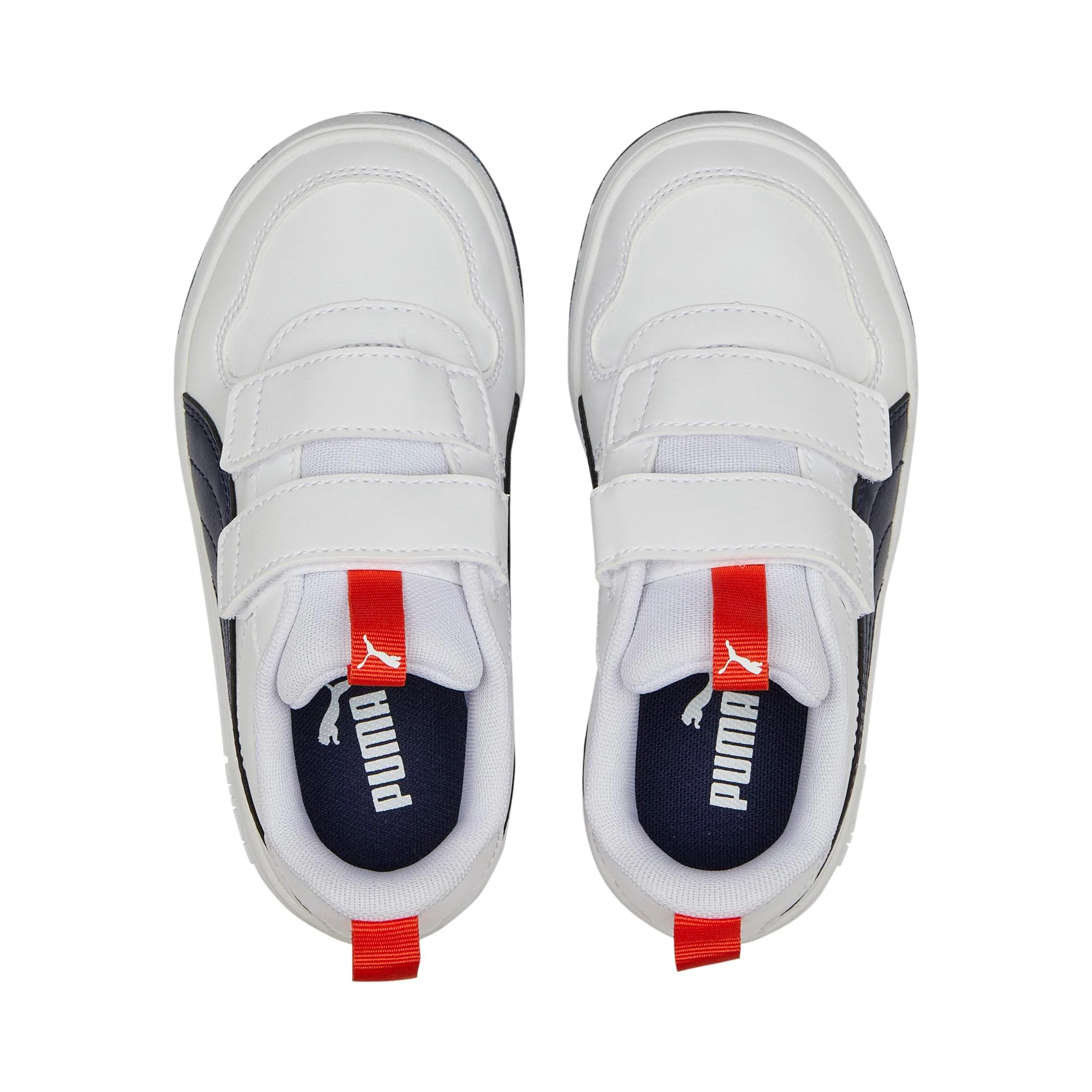 Scarpe da ginnastica bianche da bambino con striscia a contrasto Puma Multiflex SL V PS - Image 6