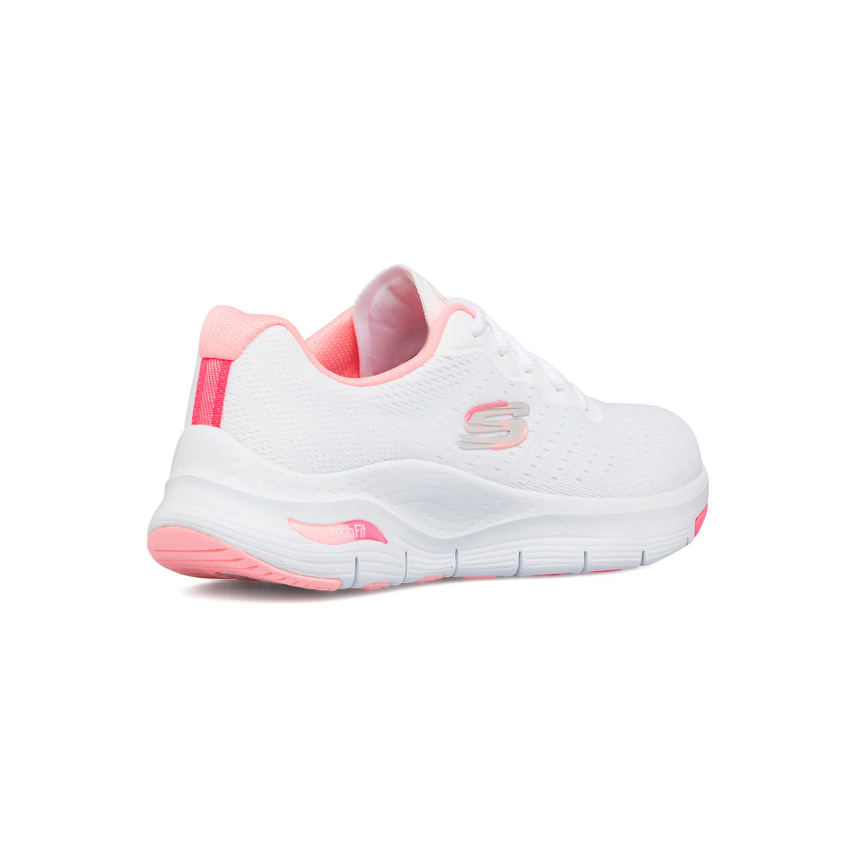 Scarpe da ginnastica bianche da donna con soletta Arch-Fit Skechers Infinity Cool - Image 3