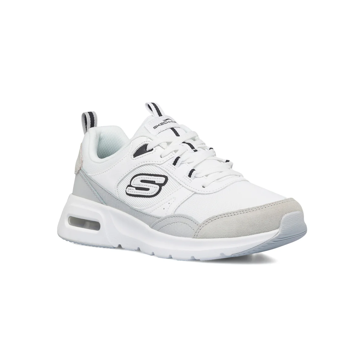 Scarpe da ginnastica bianche da donna con soletta Memory Foam Skechers Skech-Air Court - Cool Avenue - Image 2