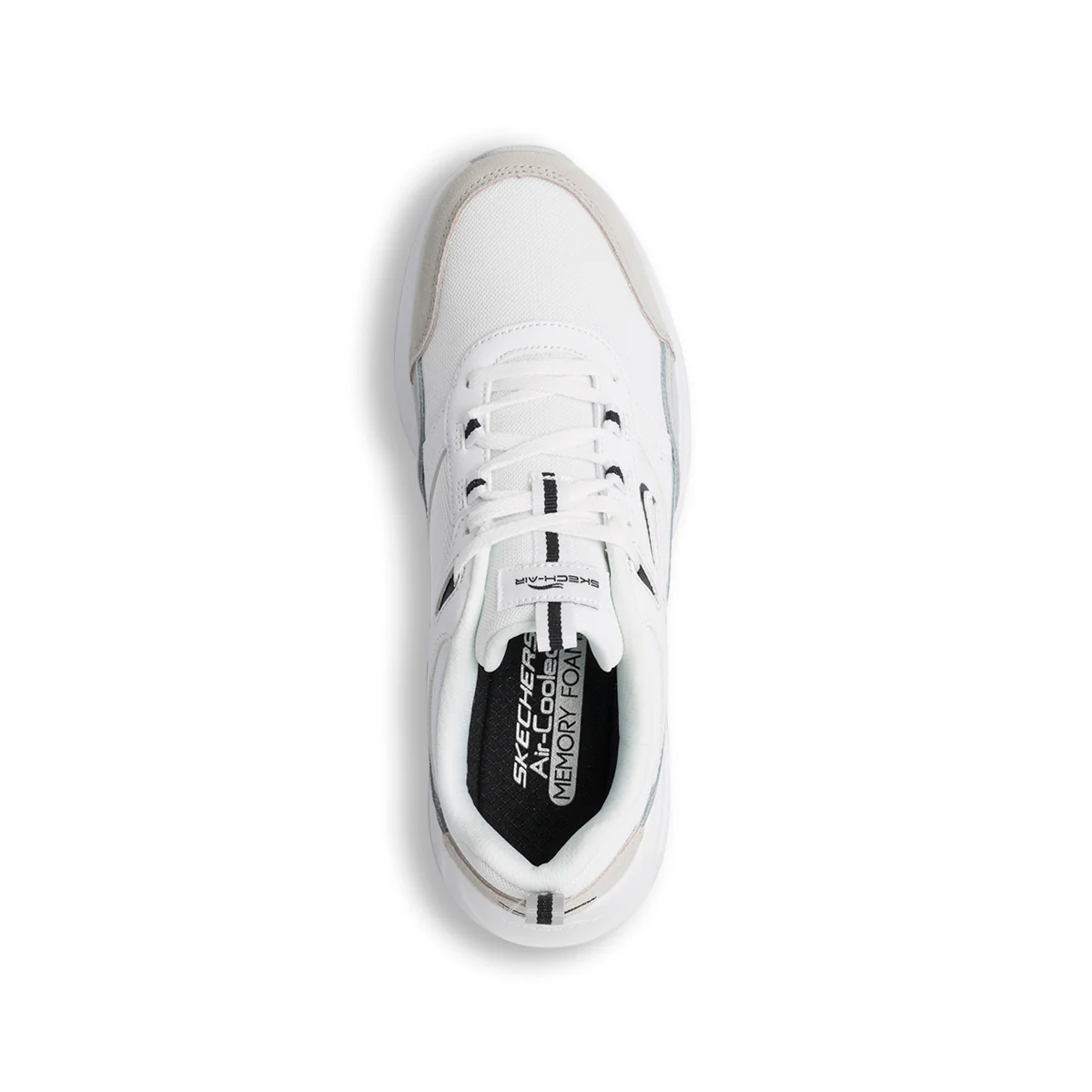 Scarpe da ginnastica bianche da donna con soletta Memory Foam Skechers Skech-Air Court - Cool Avenue - Image 8