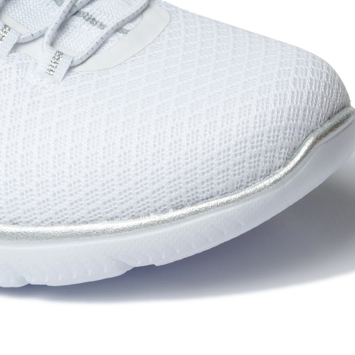 Scarpe da ginnastica bianche da donna con suola Memory Foam Skechers Summits - Image 5