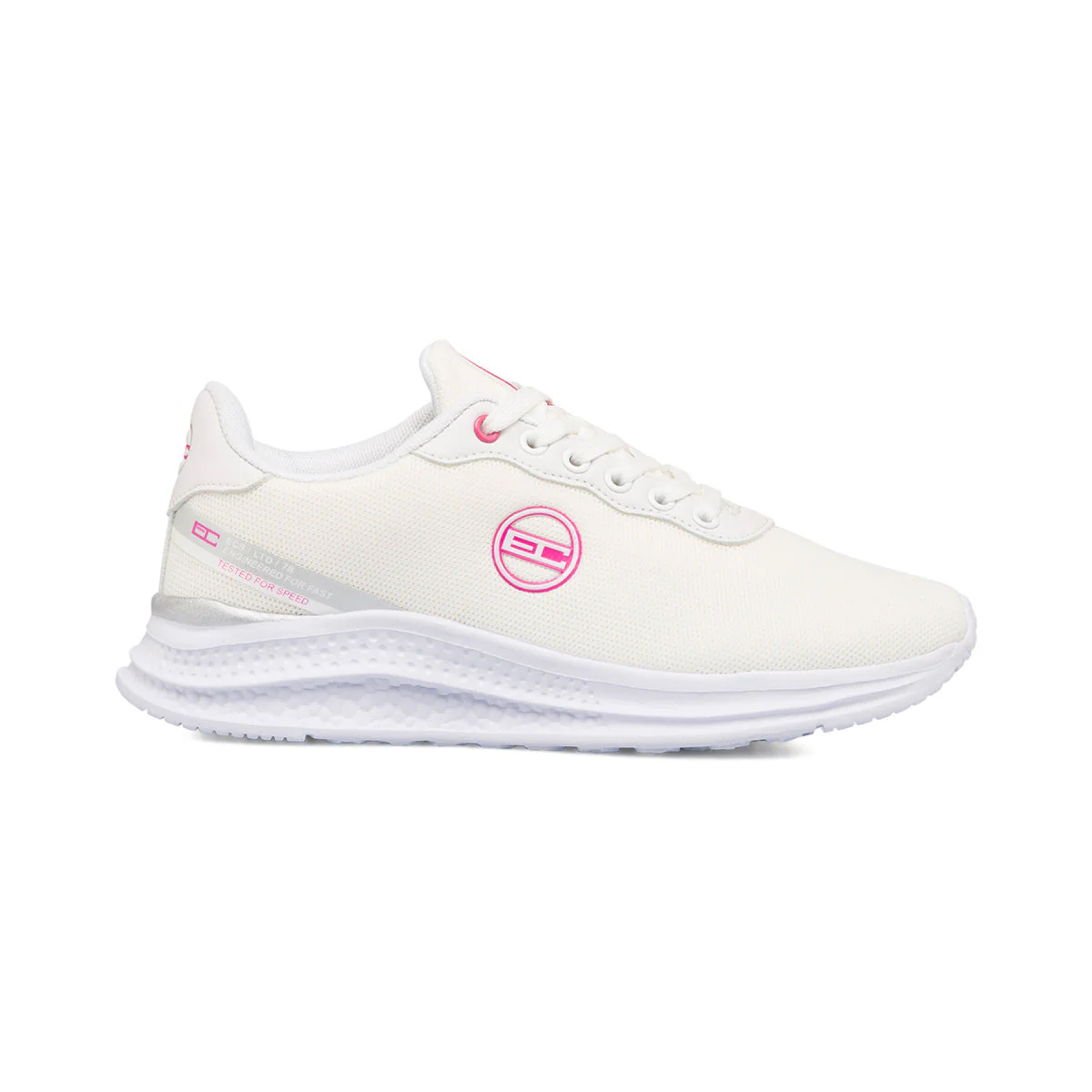 Scarpe da ginnastica bianche da donna in tessuto mesh Enrico Coveri