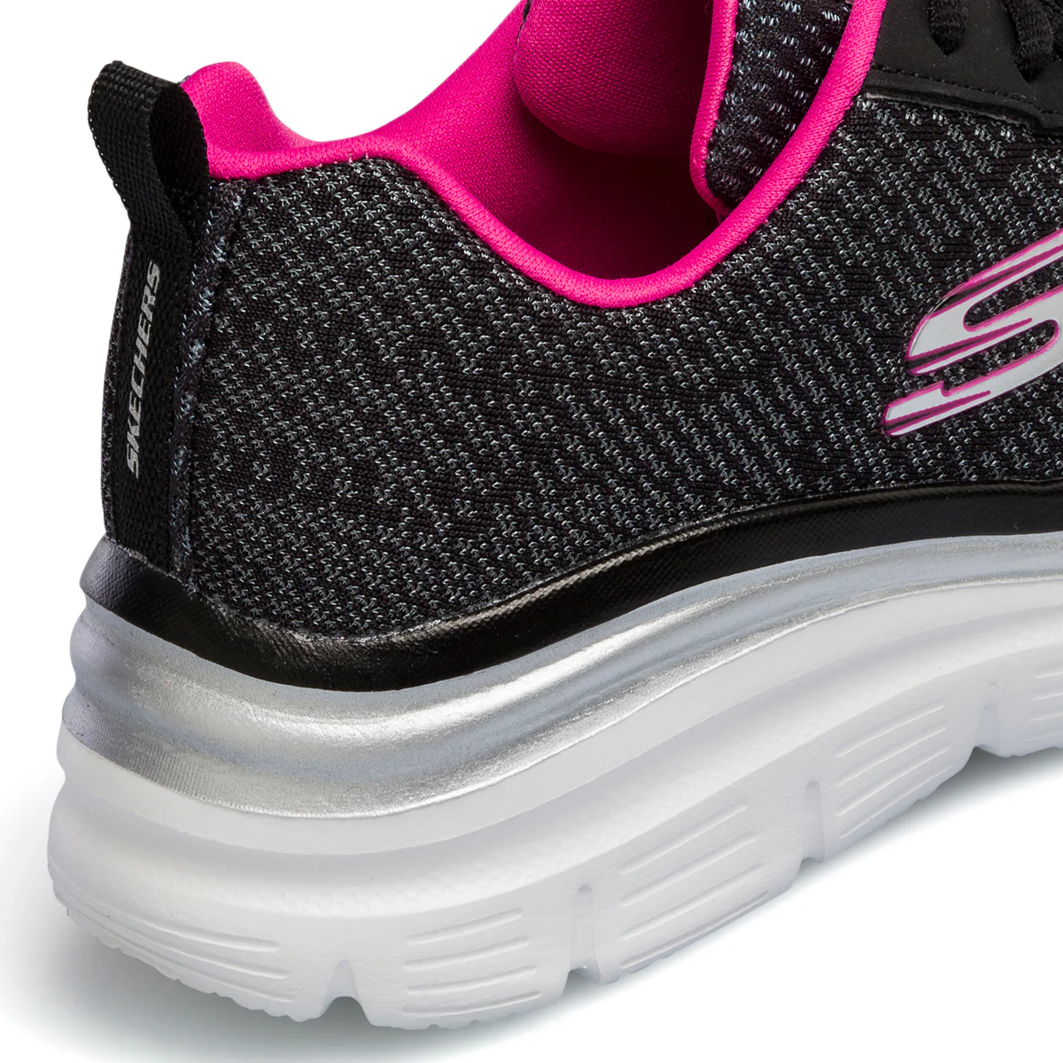 Scarpe da ginnastica bianche da donna Skechers Fashion Fit - Image 13