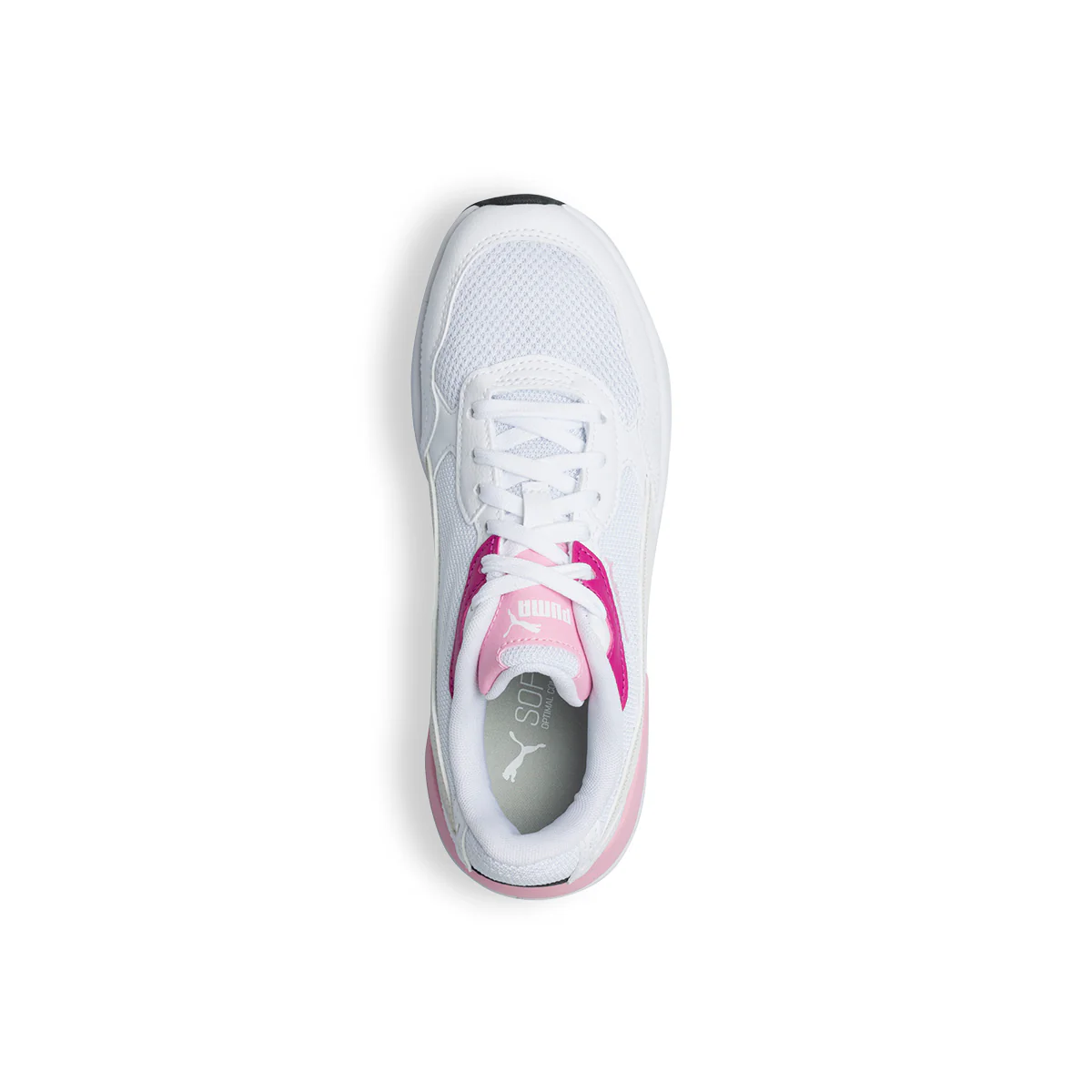 Scarpe da ginnastica bianche da ragazza con dettagli rosa Puma X-Ray Speed Lite Jr - Image 8