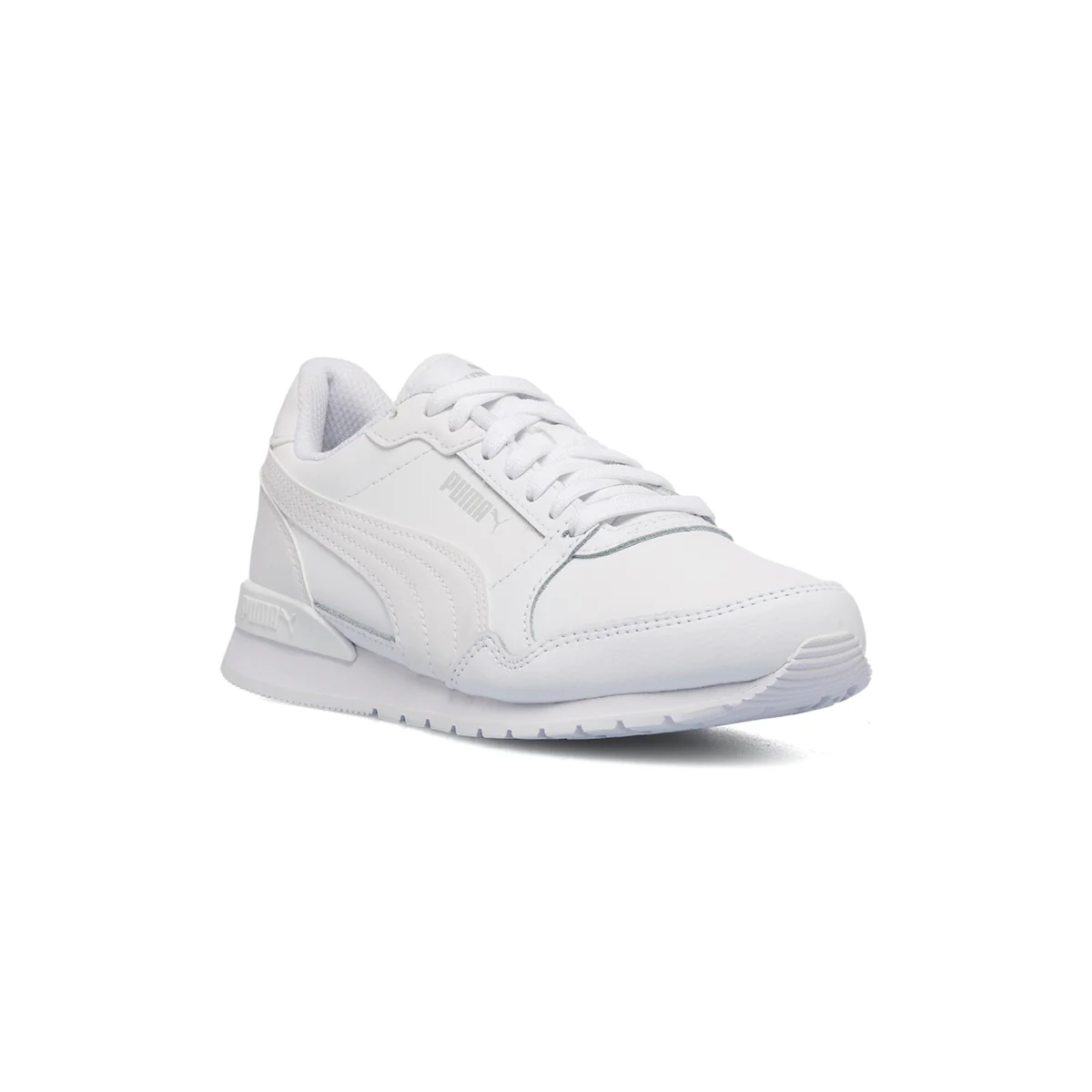 Scarpe da ginnastica bianche da ragazza con logo laterale Rétro Puma ST Runner v3 L Jr - Image 2