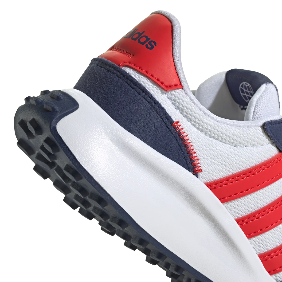 Scarpe sportive bianche da ragazzo con design 3-Stripes adidas Run 70s - Image 8