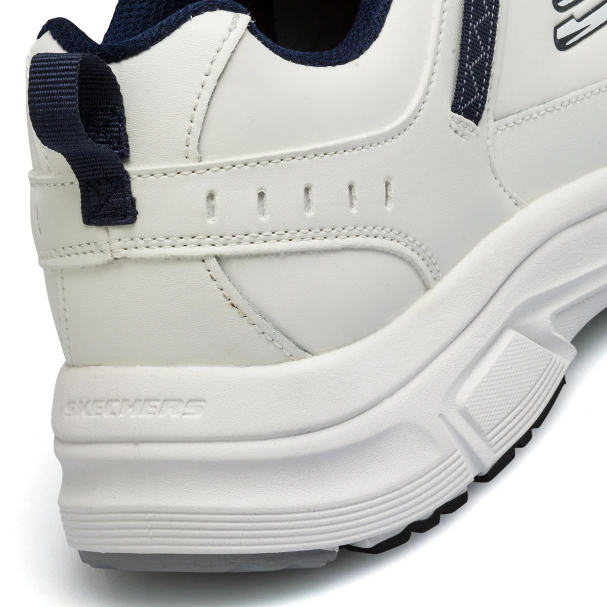 Scarpe da ginnastica bianche da uomo con soletta Memory Foam Skechers Oak Canyon - Image 7