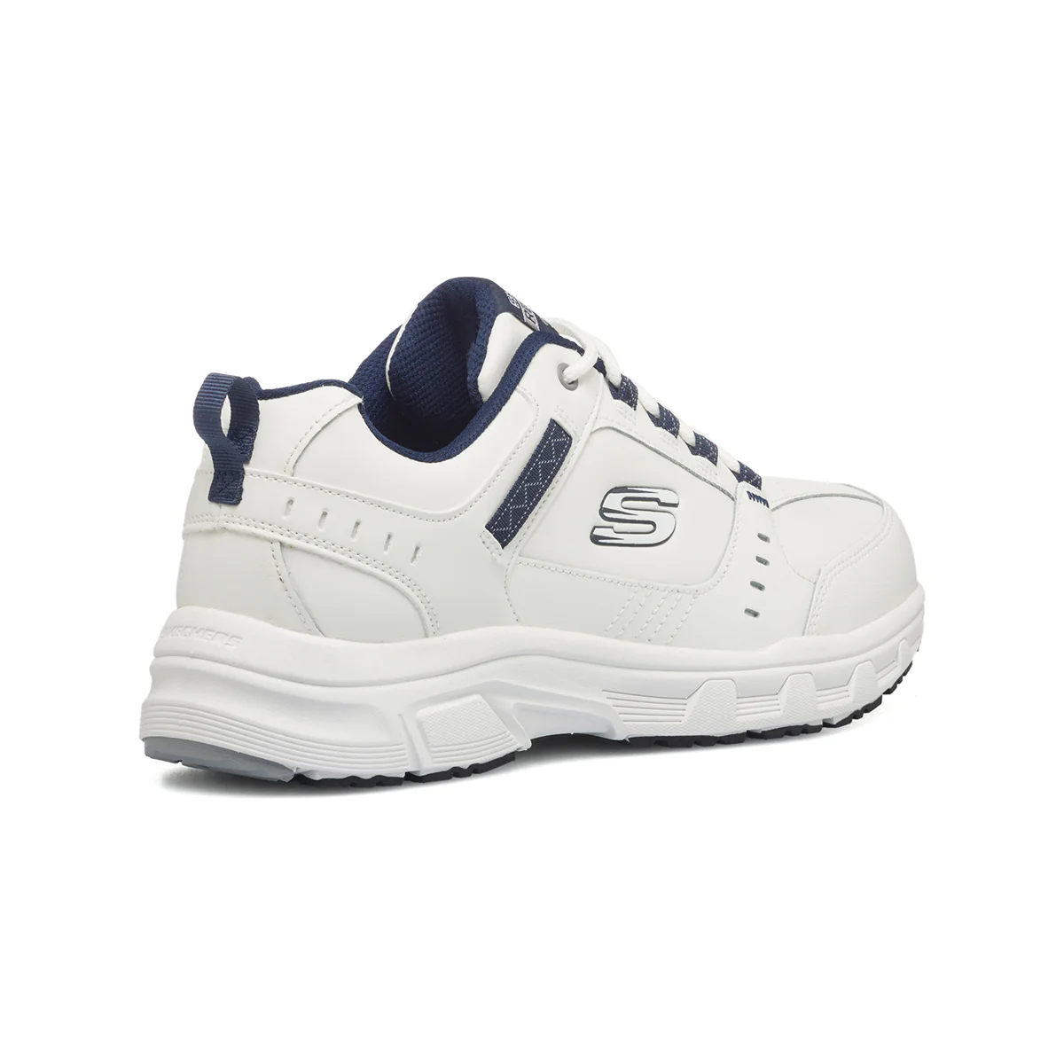 Scarpe da ginnastica bianche da uomo con soletta Memory Foam Skechers Oak Canyon - Image 3