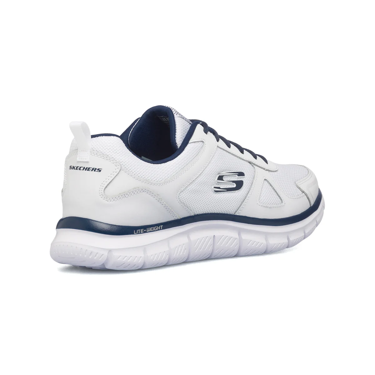 Scarpe da ginnastica bianche da uomo con suola Lite-Weight Skechers Track - Image 3