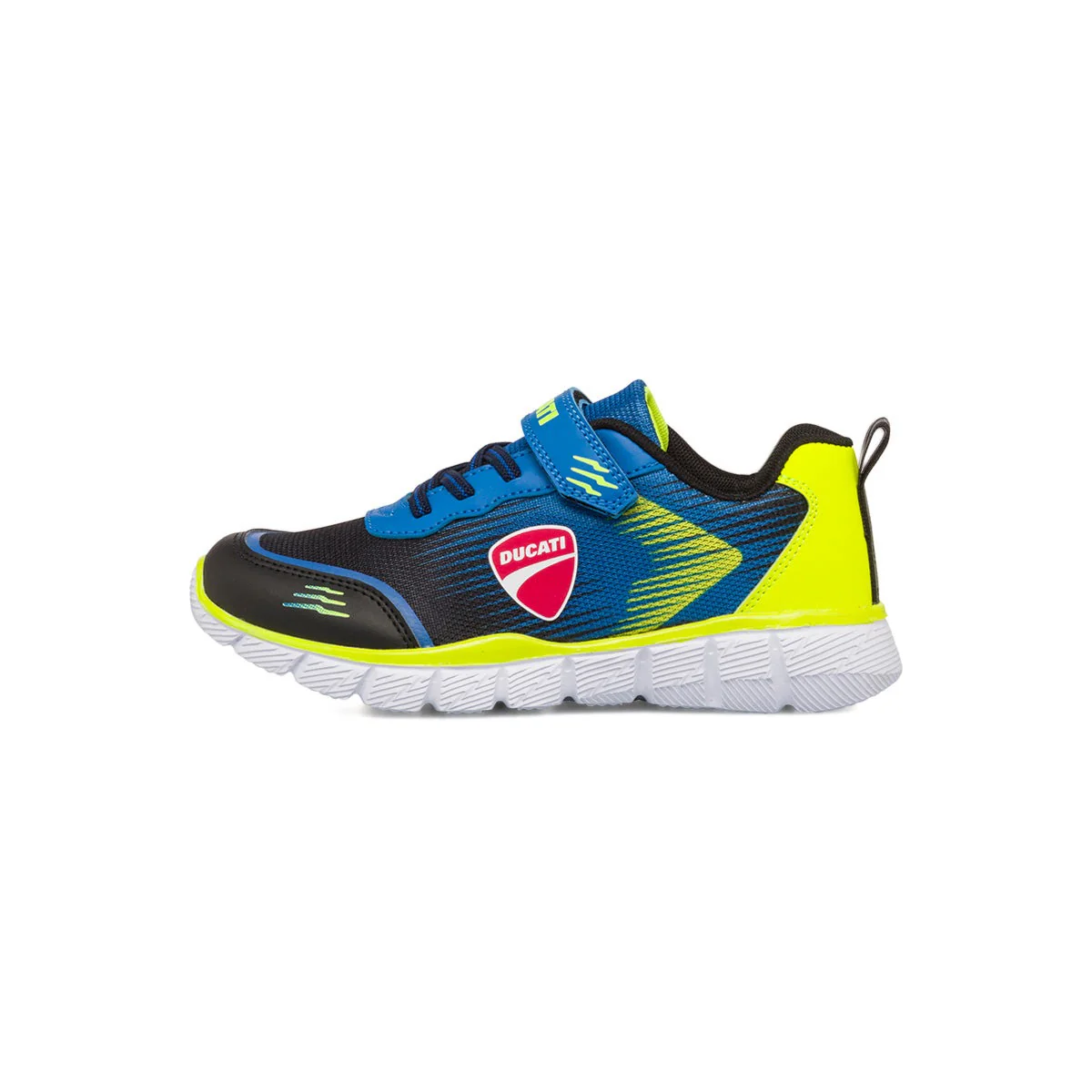 Scarpe da ginnastica blu da bambino con logo laterale Ducati Centauro 2 PS