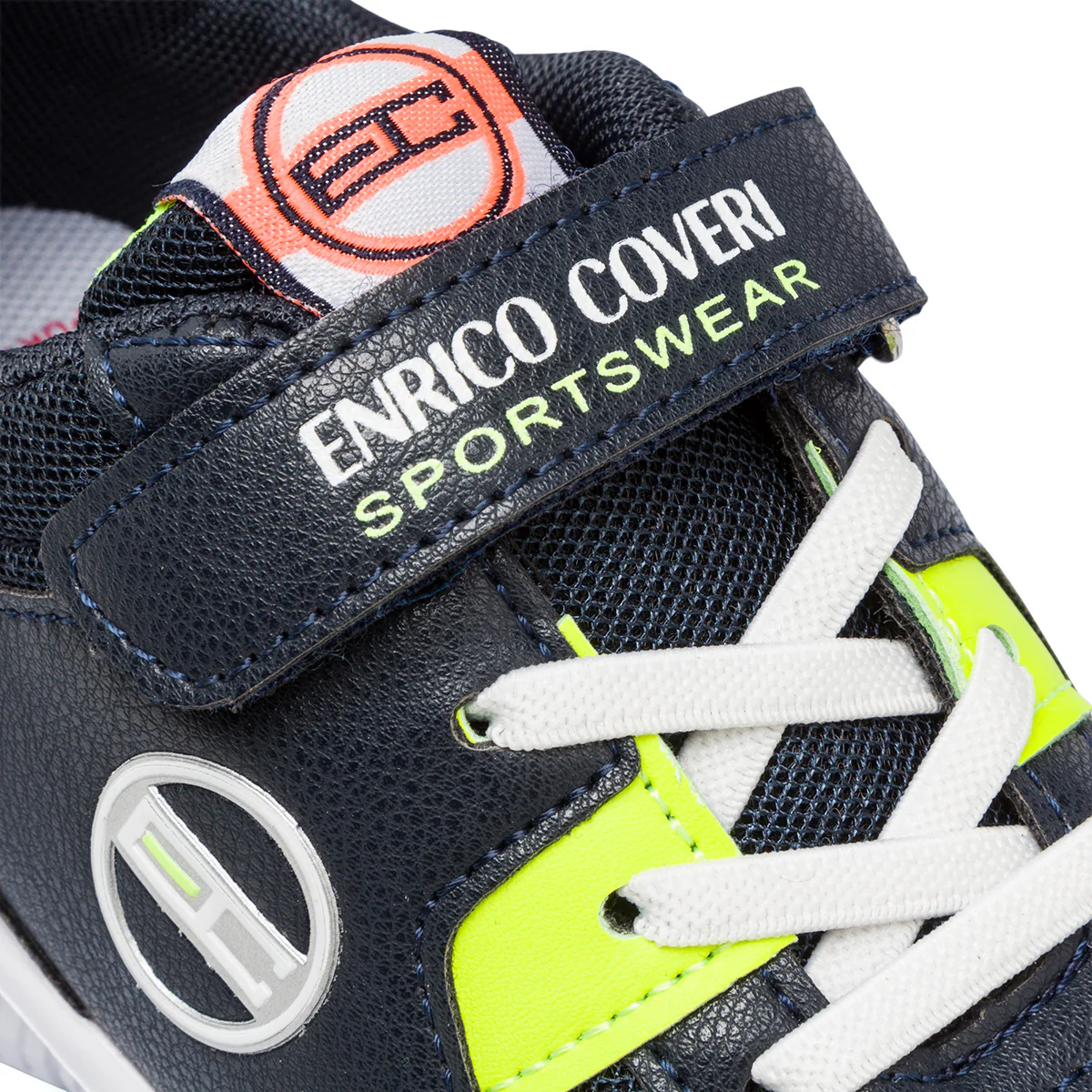 Scarpe da ginnastica blu da bambino con velcro e lacci Enrico Coveri - Image 6